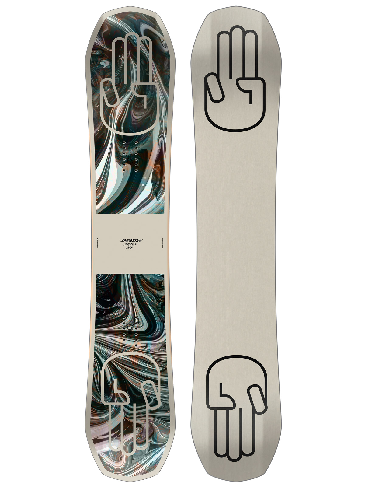 Mens Bataleon Snowboard Boss (grey/black)