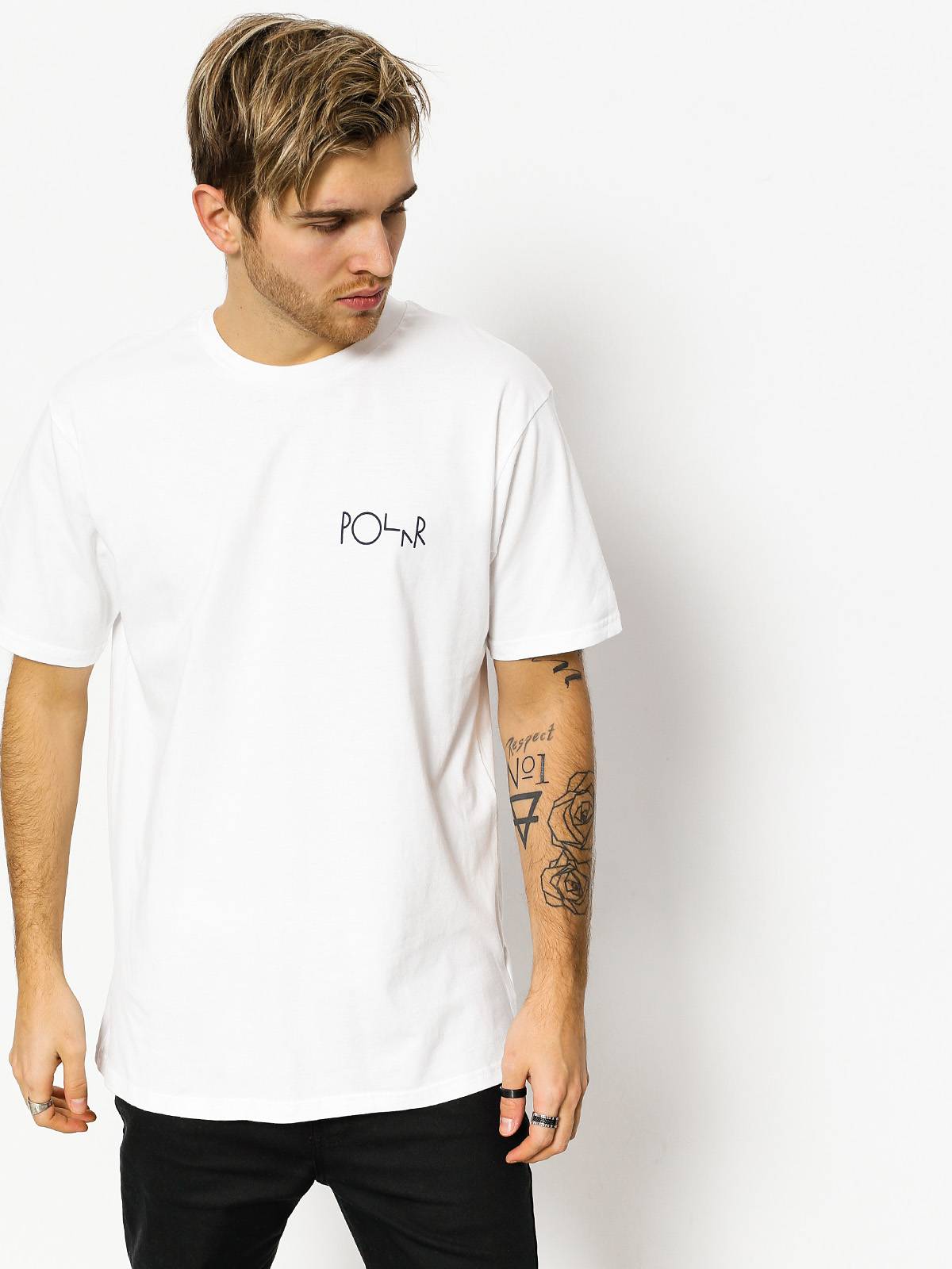 Polar Skate T-shirt Man With Dog 1 (white)