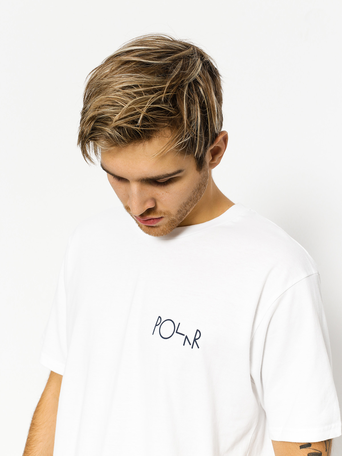 Polar Skate T-shirt Man With Dog 1 (white)