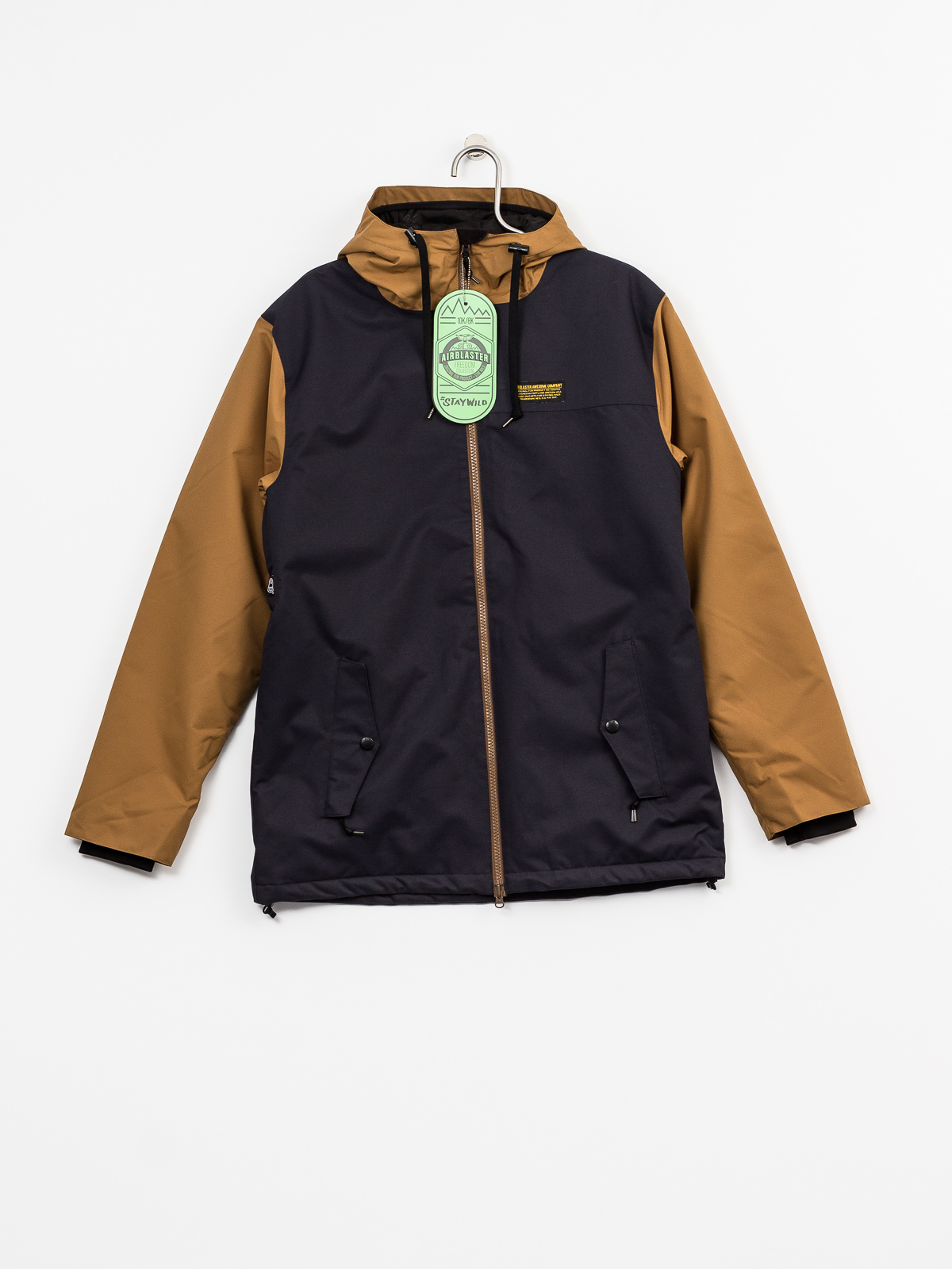 Mens Airblaster Snowboard jacket Toaster Jacket (midnight camel)