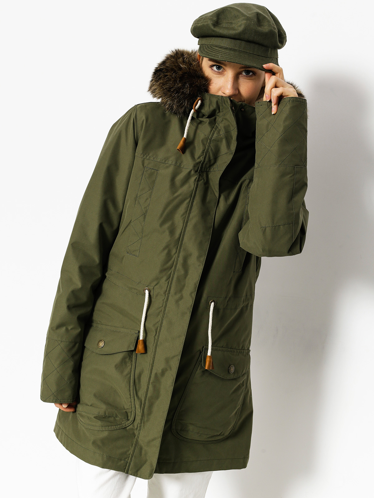 element curious twill jacket