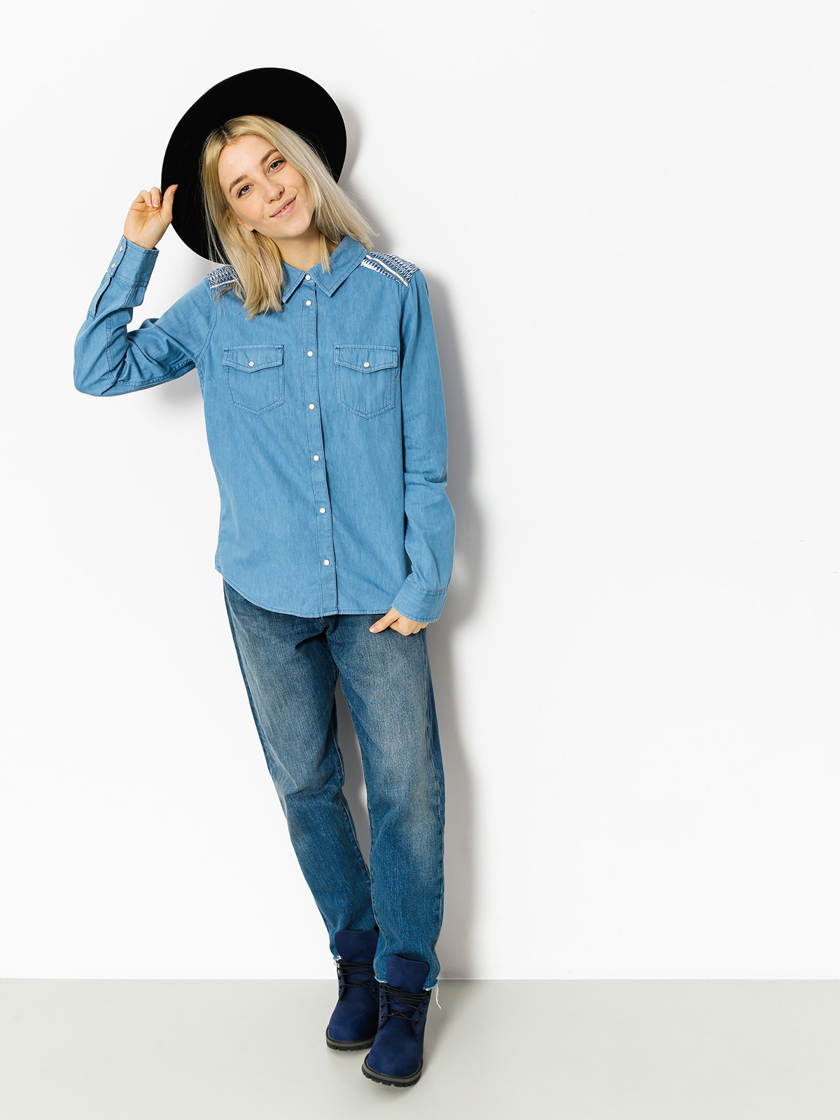 Roxy Shirt Lightdown Wmn (medium blue)