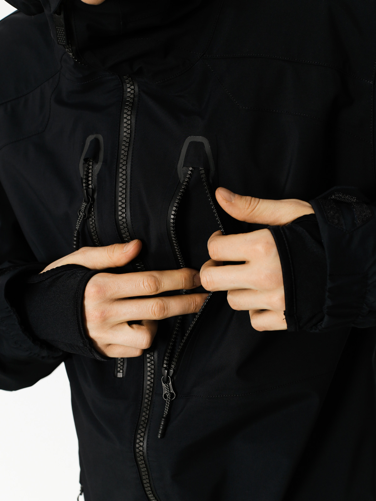 Mens Volcom Snowboard jacket Td2 Gore Tex (blk)