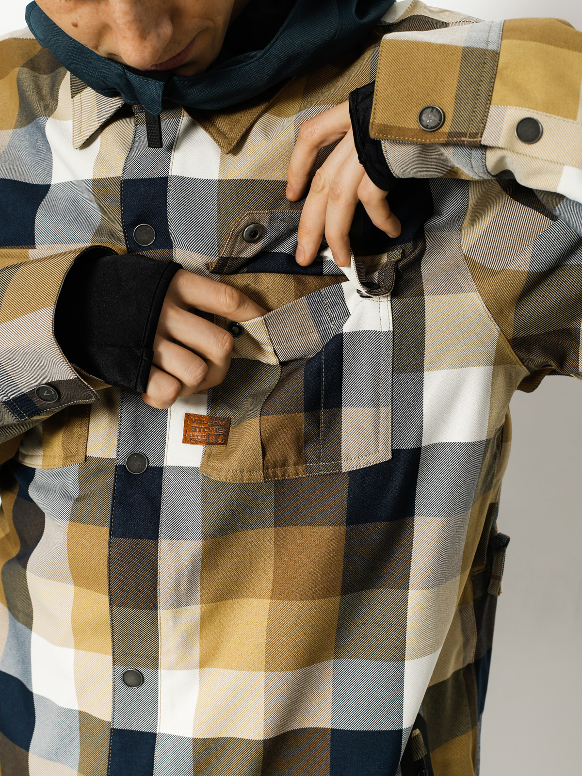 Herren Volcom Snowboardjacke Creedle 2 Stone (kha)