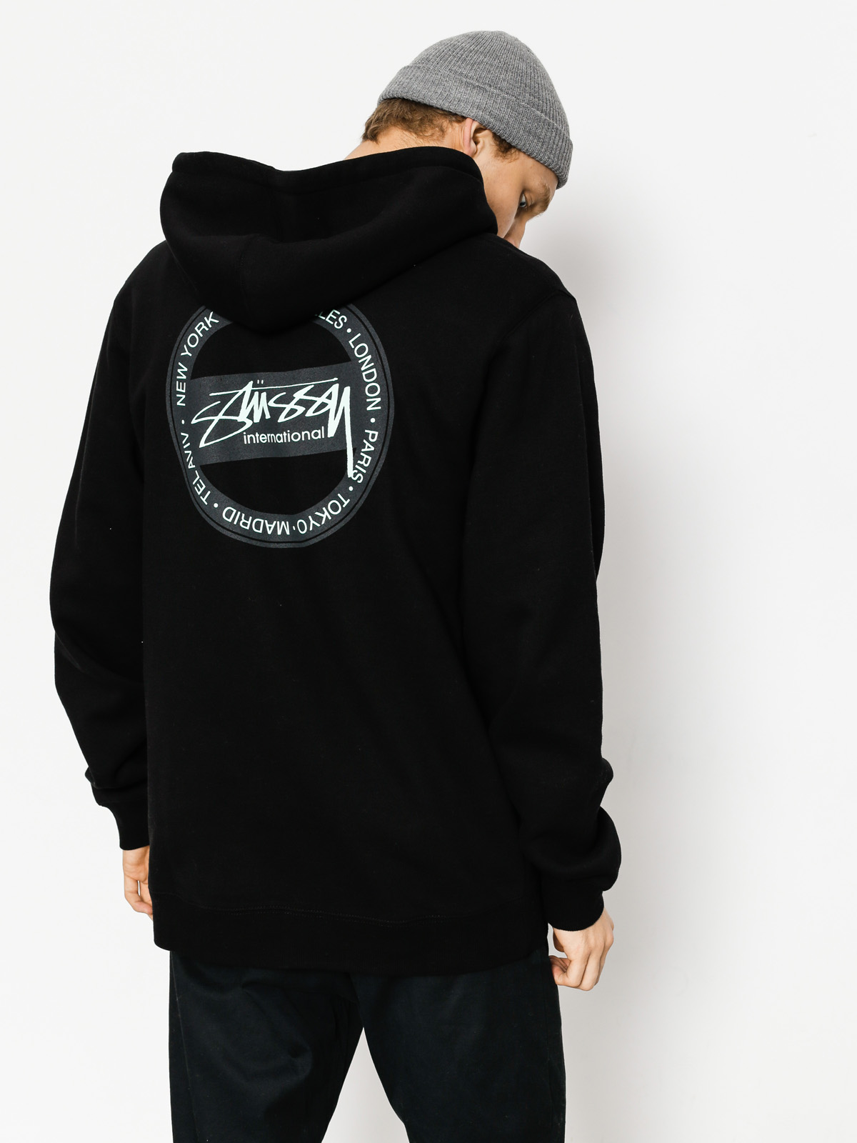Stussy Hoodie International Dot ZHD (black)
