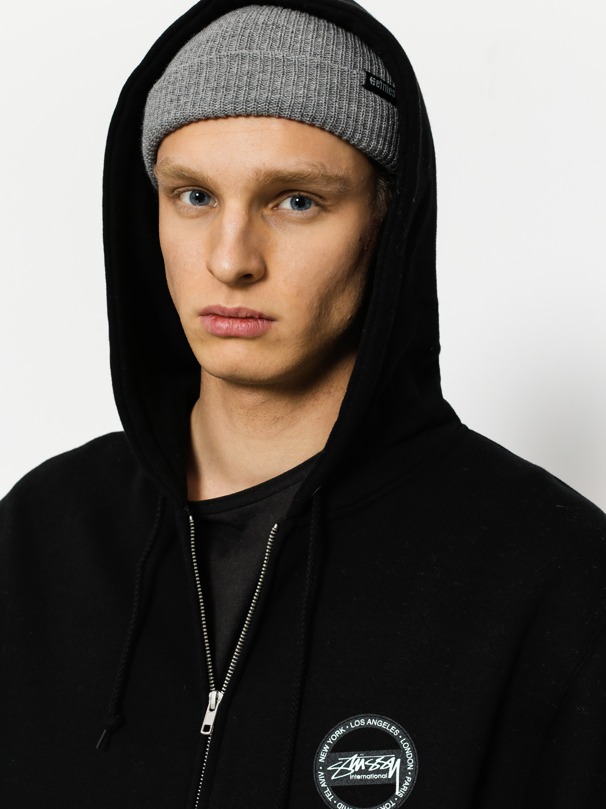 Stussy Hoodie International Dot ZHD (black)