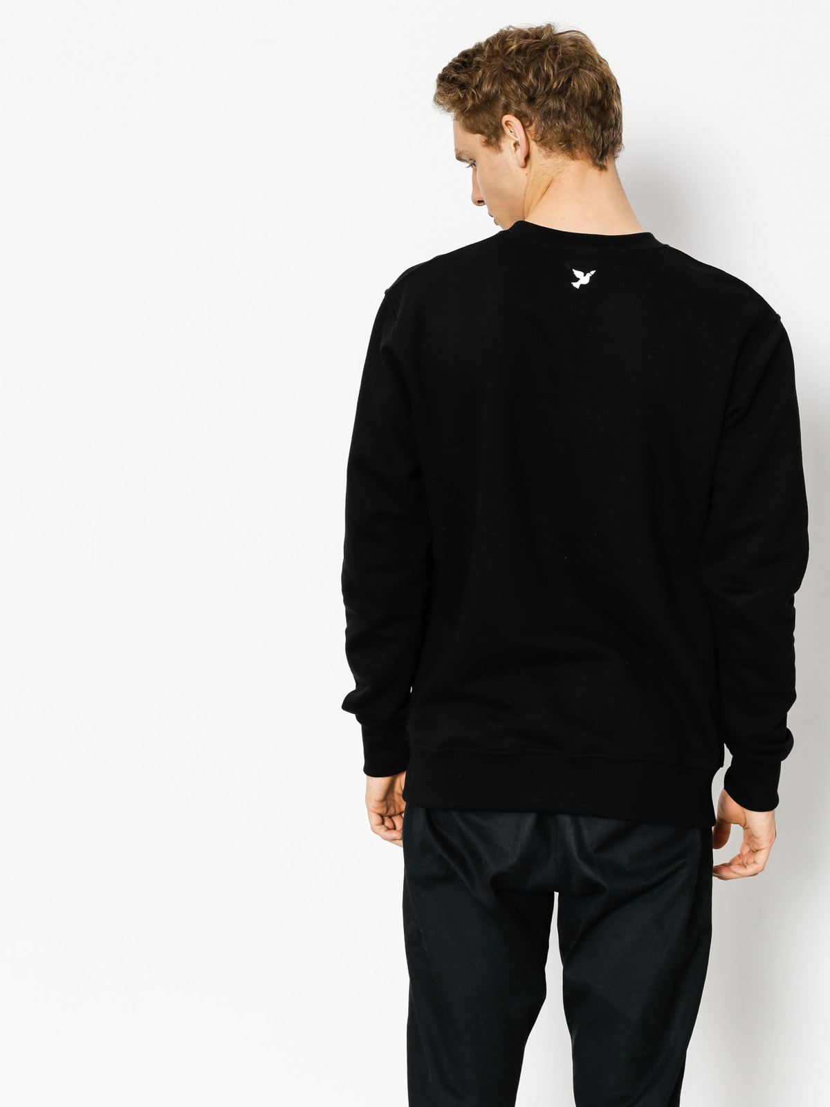 Nervous Sweatshirt Rose Icon (black)