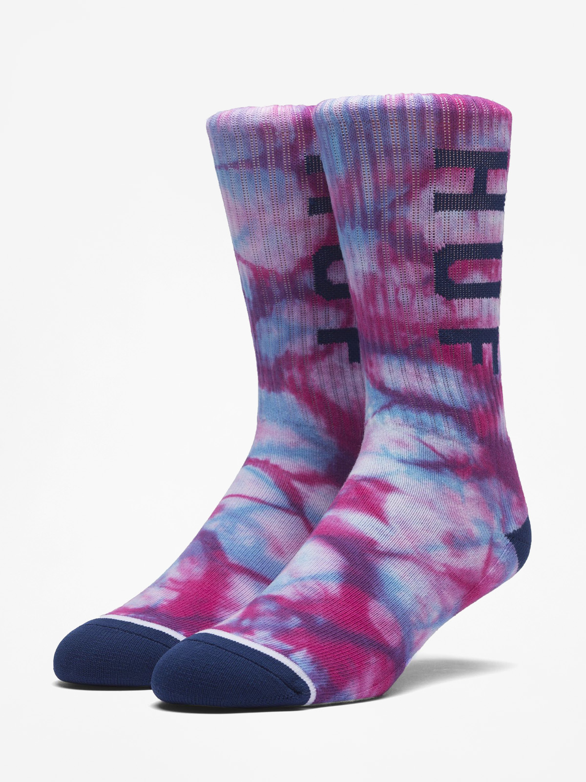 HUF Socks Og Logo Tie Dye Sock (purple)