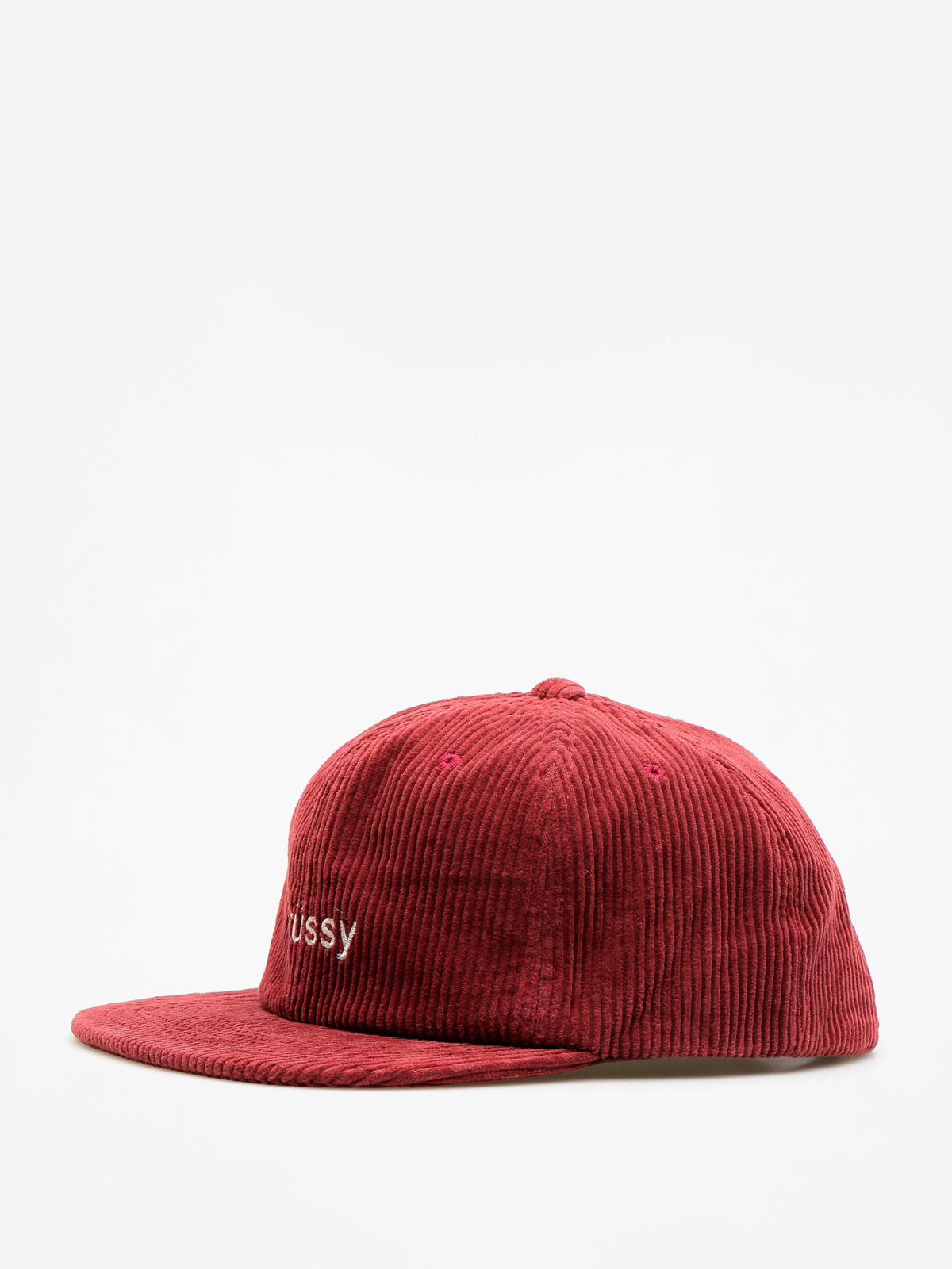 burgundy strapback hat