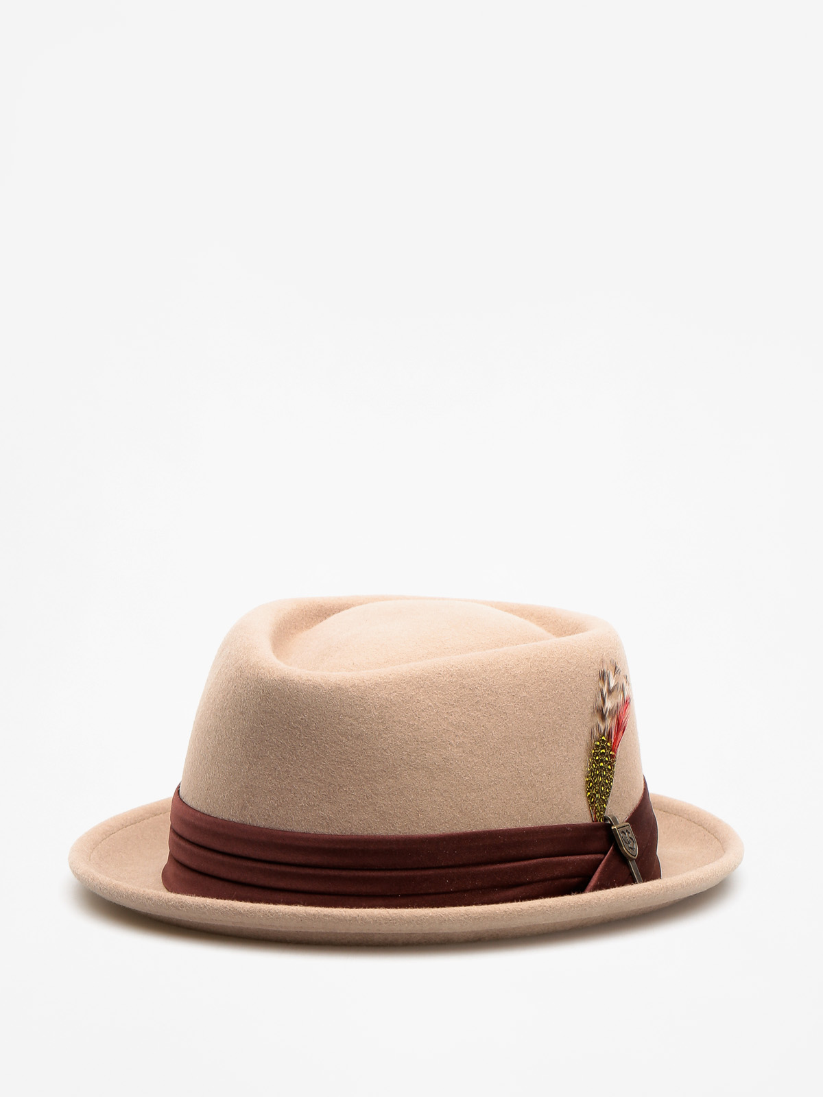 Brixton Hat Stout Pork Pie (light tan 