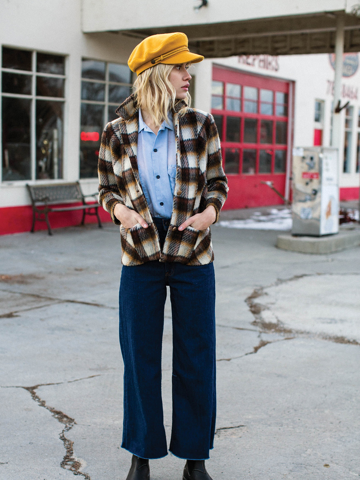 Brixton Fisherman cap Ashland Wmn (mustard)