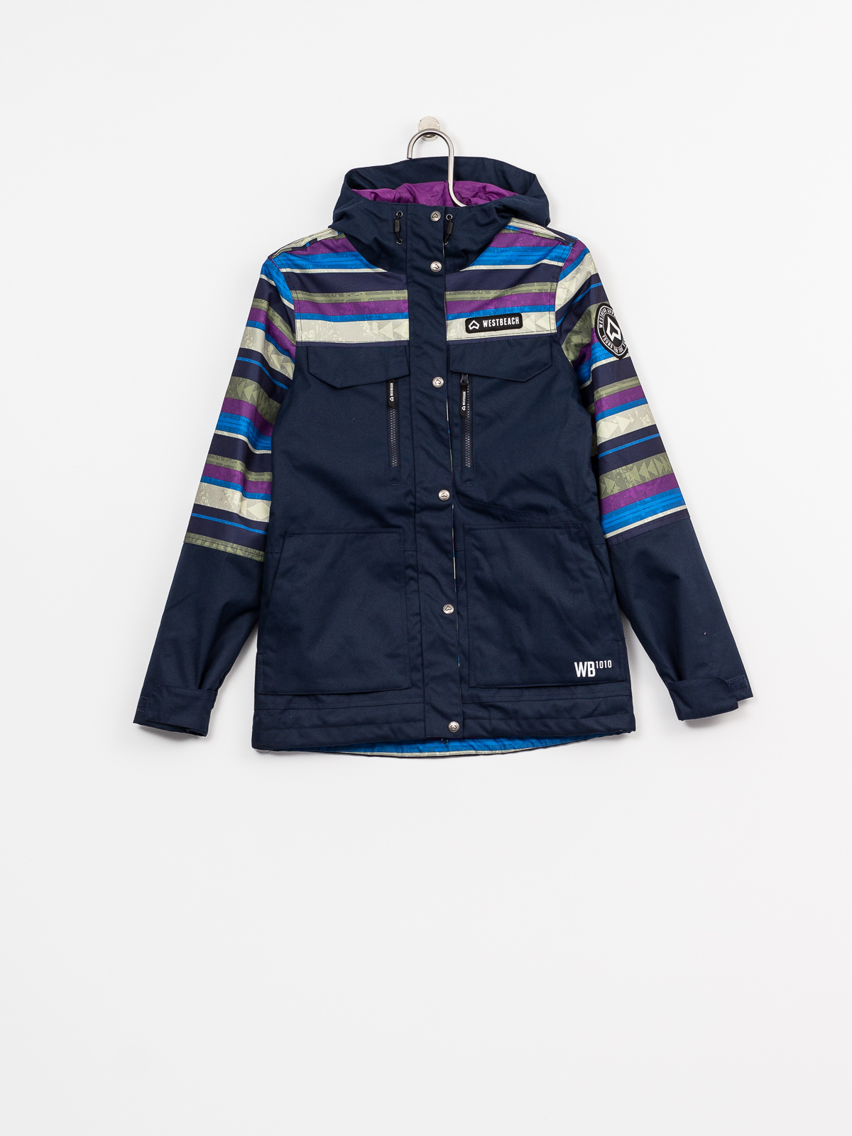 Damen Westbeach Snowboardjacke Waltz Jacket (ultramarine/multi colour aztec)