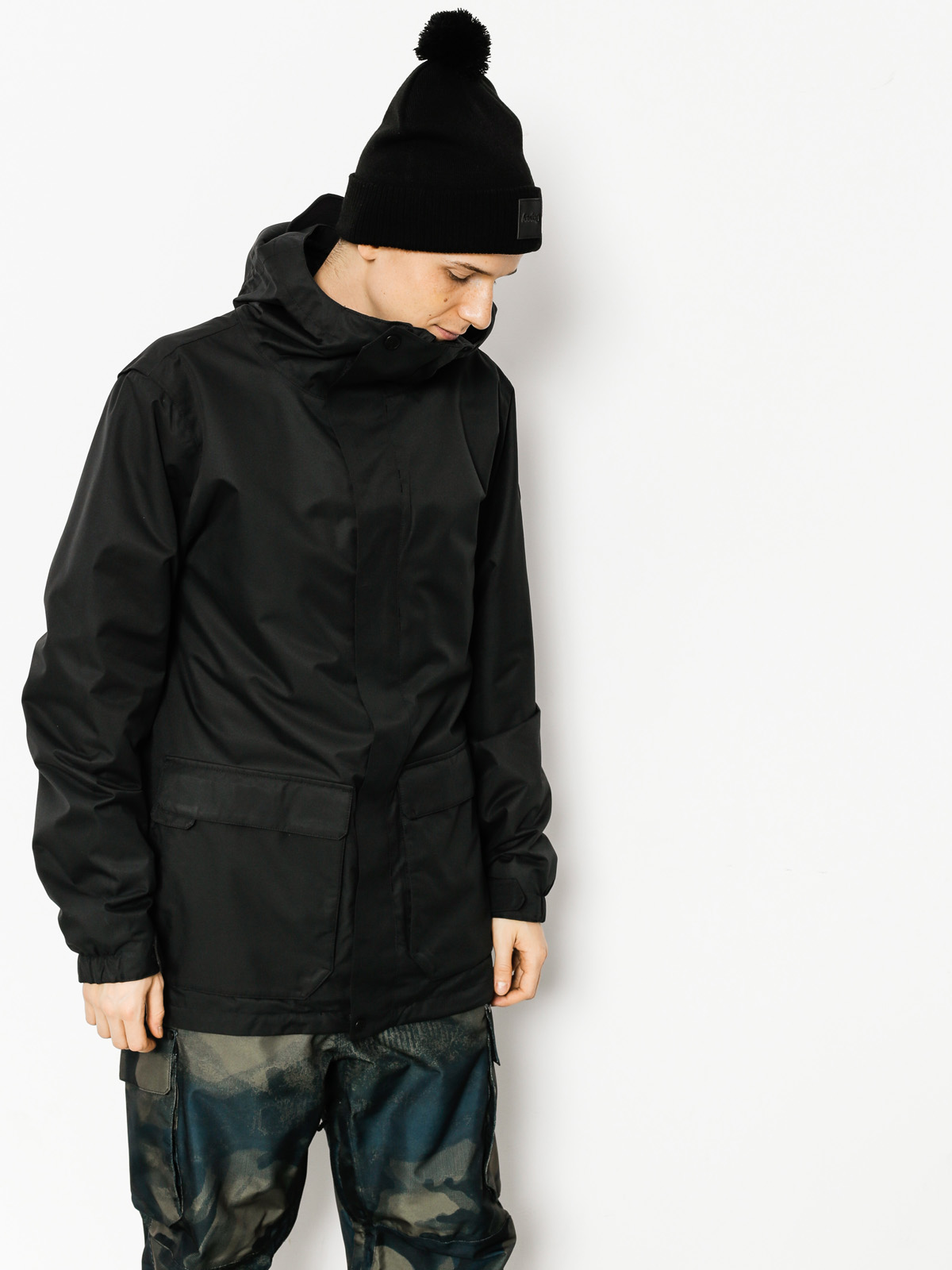 Mens Volcom Snowboard jacket Utilitarian (blk)