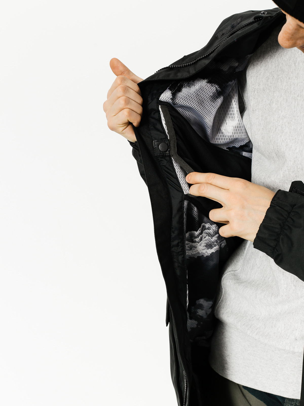 Mens Volcom Snowboard jacket Utilitarian (blk)