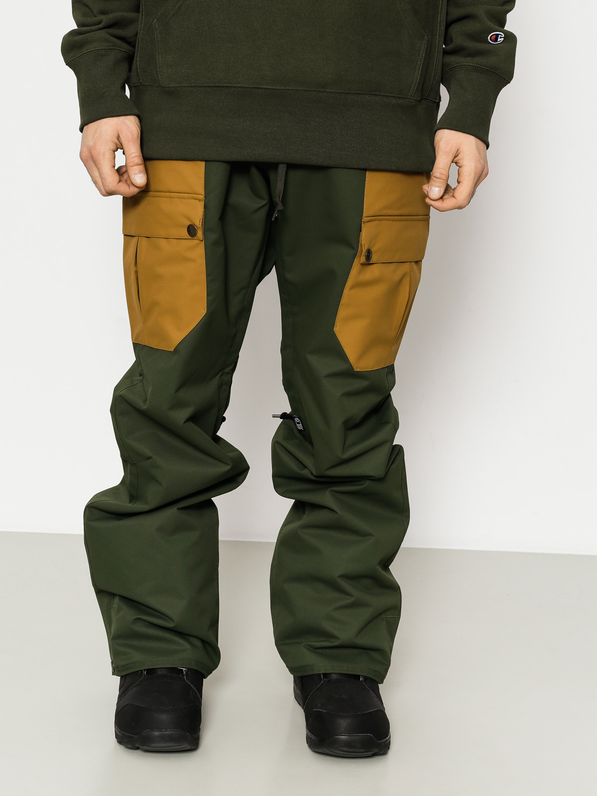 Mens Airblaster Snowboard pants Freedom Cargo Pant (kombu green)