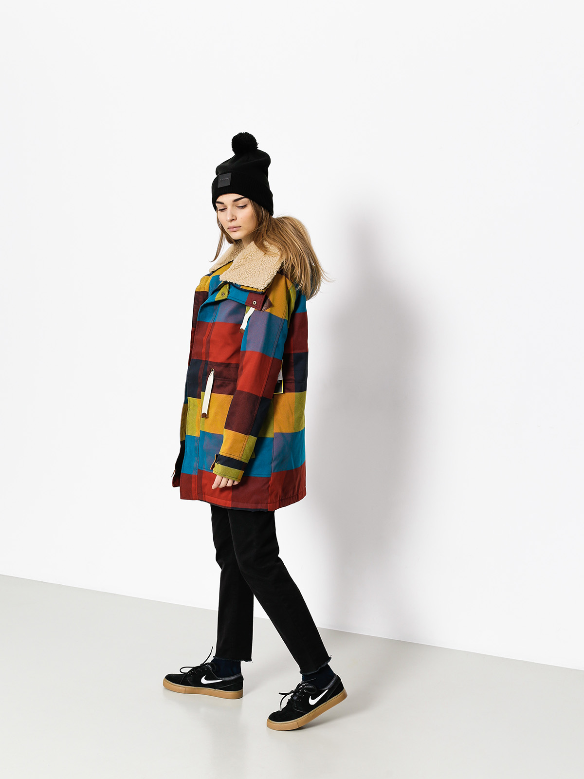 Burton Jacket Hazelton Wmn (cally plaid)