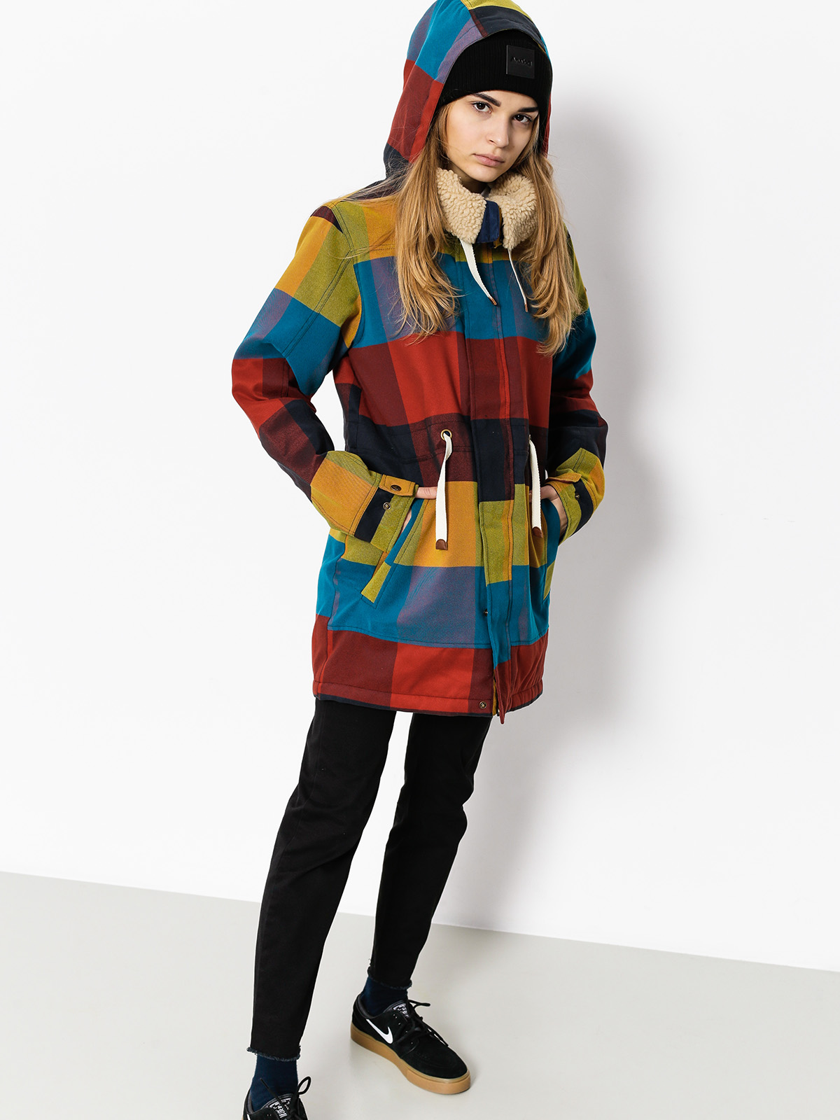 Burton Jacket Hazelton Wmn (cally plaid)