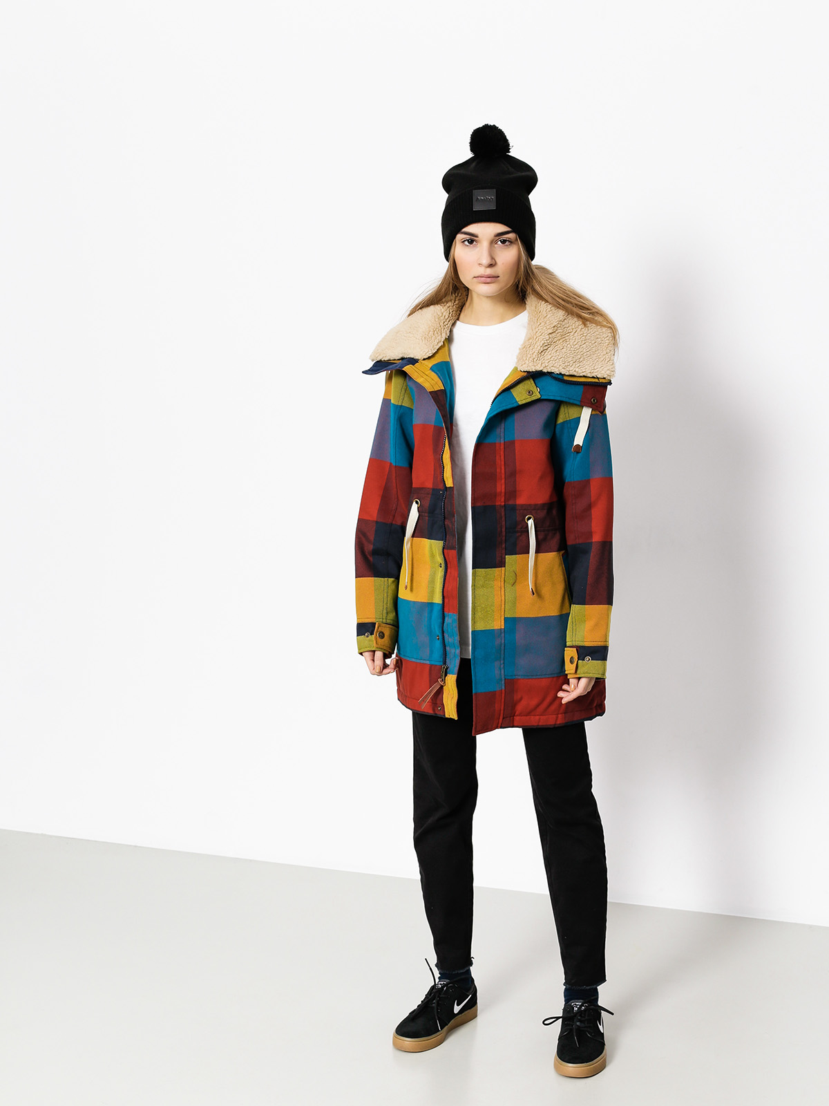 Burton Jacket Hazelton Wmn (cally plaid)