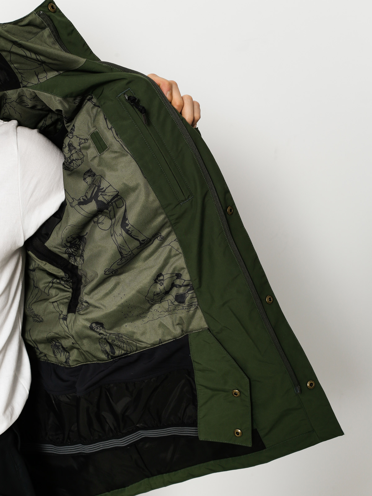 Herren Airblaster Snowboardjacke Modern Athlete Parka (duffel)