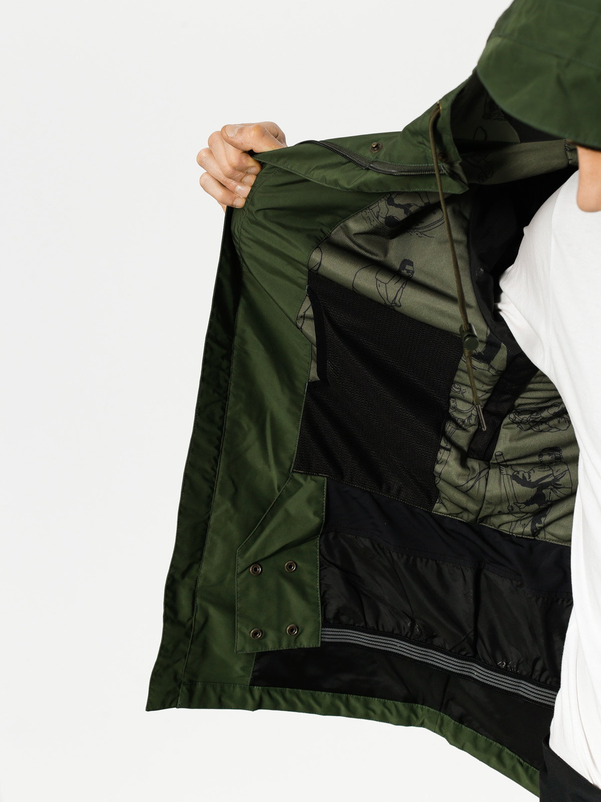 Herren Airblaster Snowboardjacke Modern Athlete Parka (duffel)