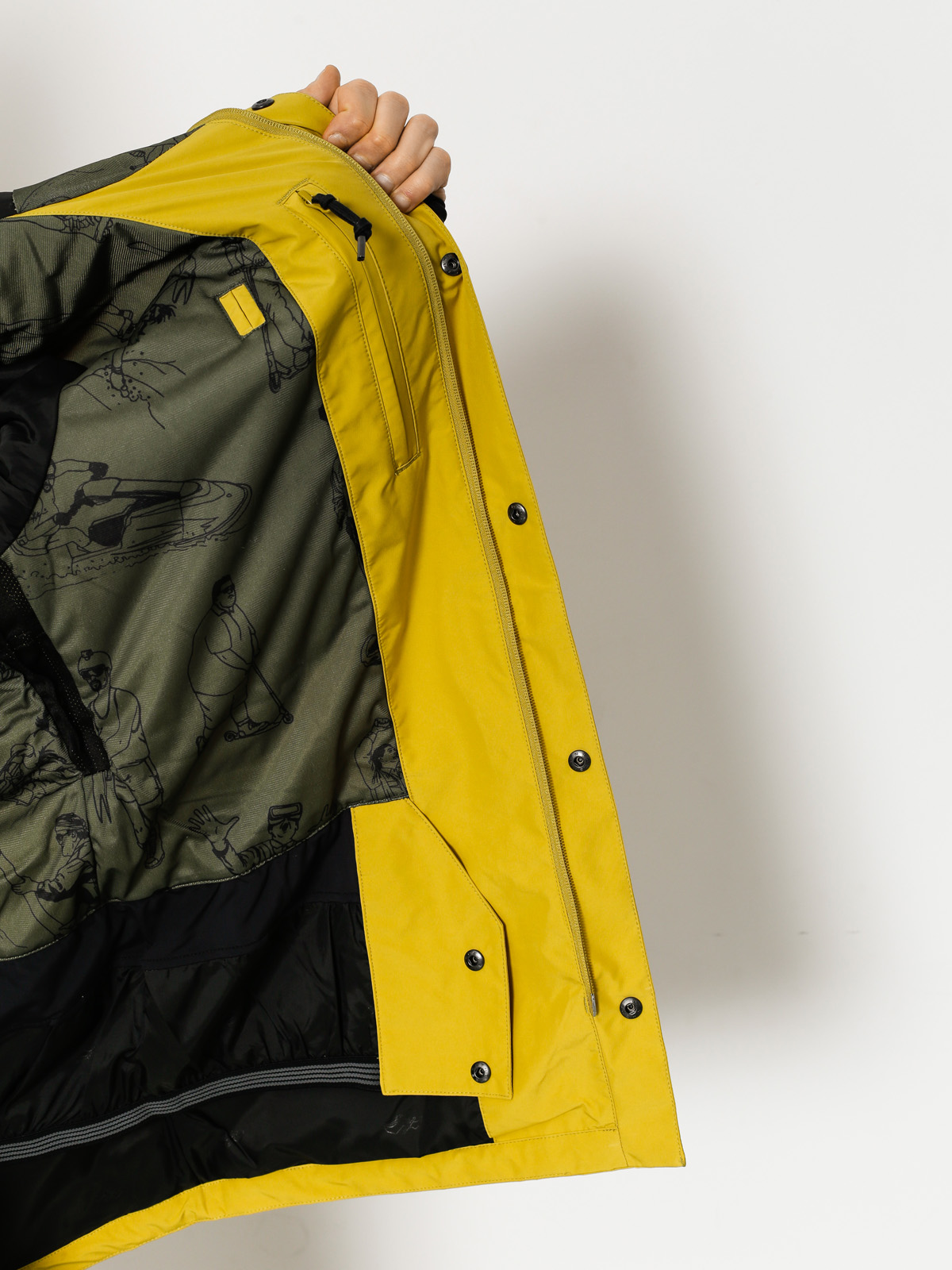 Mens Airblaster Snowboard jacket Modern Athlete Parka (butter)