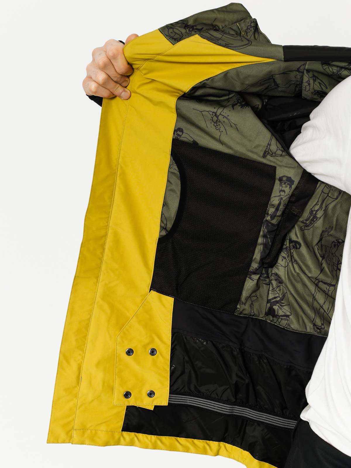 Mens Airblaster Snowboard jacket Modern Athlete Parka (butter)