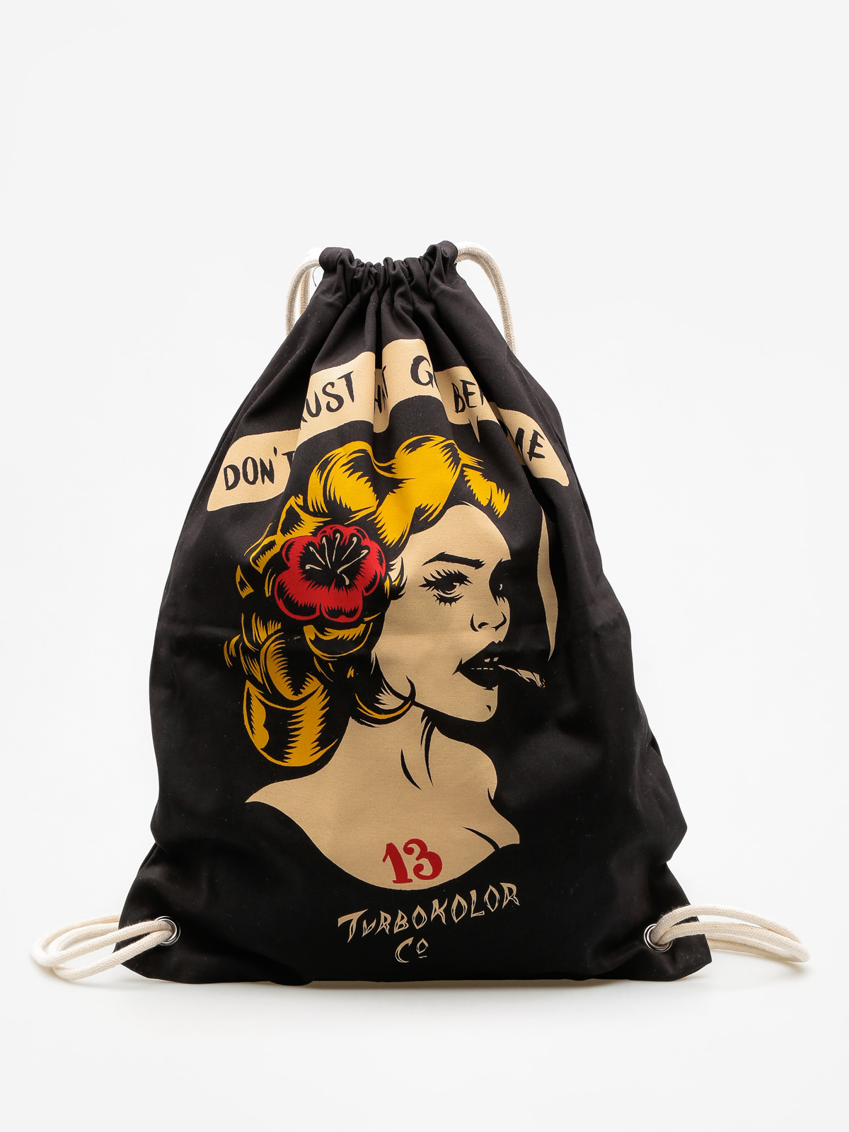 Turbokolor Backpack Shoe Bag (trust black)