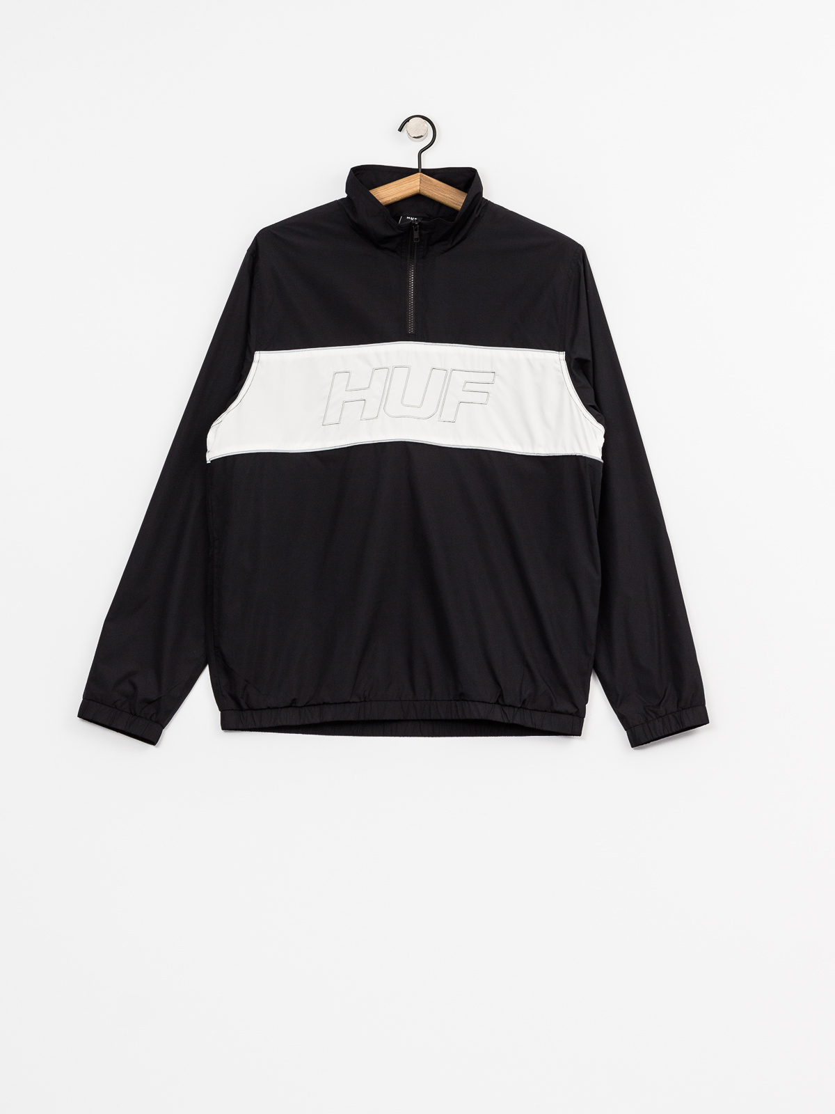 HUF Jacket Jacket Stadium Half Zip Track (black)