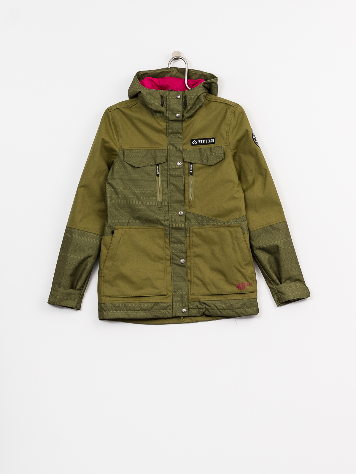 Damen Westbeach Snowboardjacke Waltz Jacket (combat green fairisle)