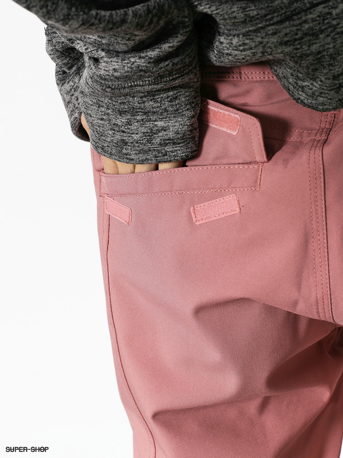 dusty rose snow pants