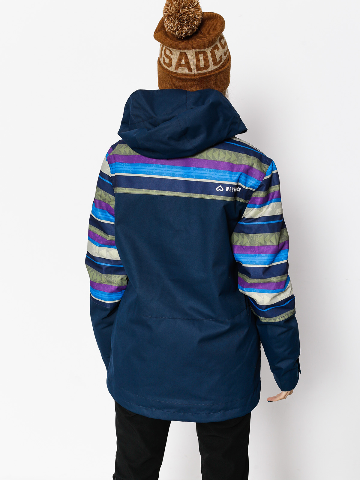 Damen Westbeach Snowboardjacke Waltz Jacket (ultramarine/multi colour aztec)
