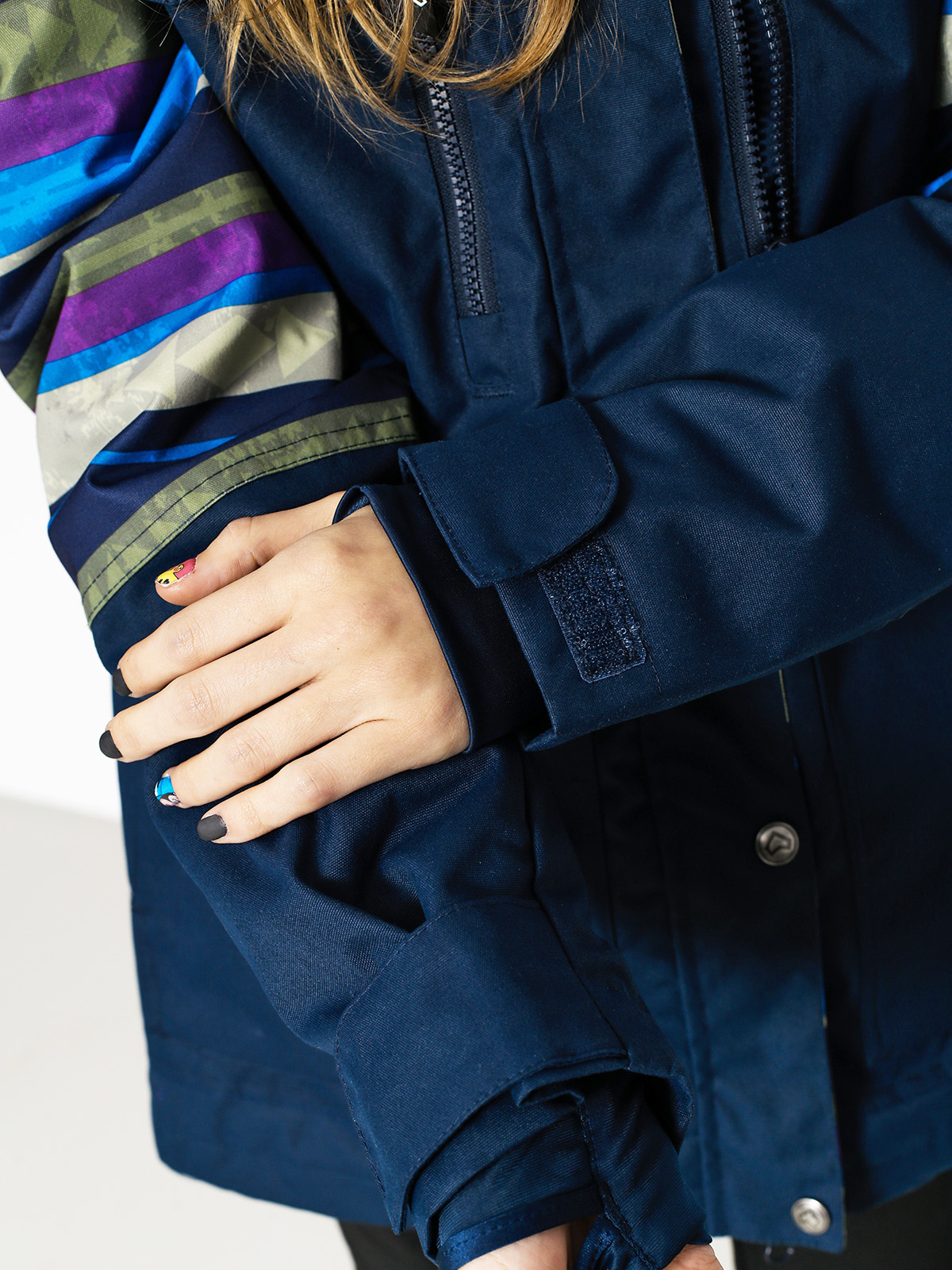 Damen Westbeach Snowboardjacke Waltz Jacket (ultramarine/multi colour aztec)