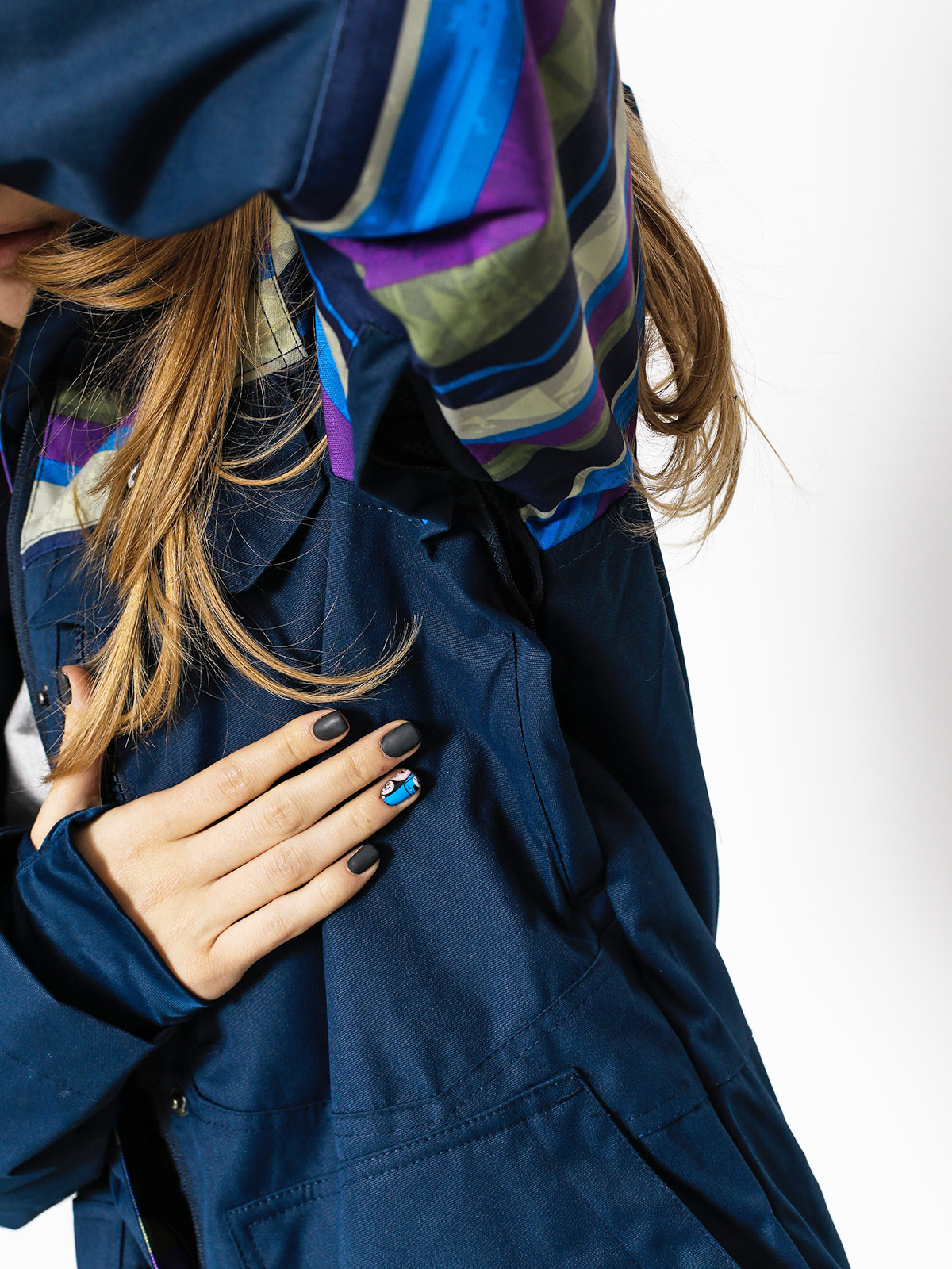 Damen Westbeach Snowboardjacke Waltz Jacket (ultramarine/multi colour aztec)