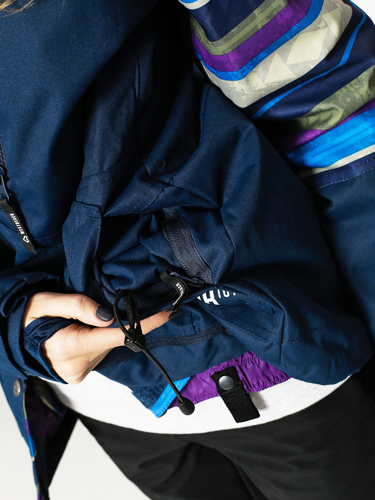 Damen Westbeach Snowboardjacke Waltz Jacket (ultramarine/multi colour aztec)