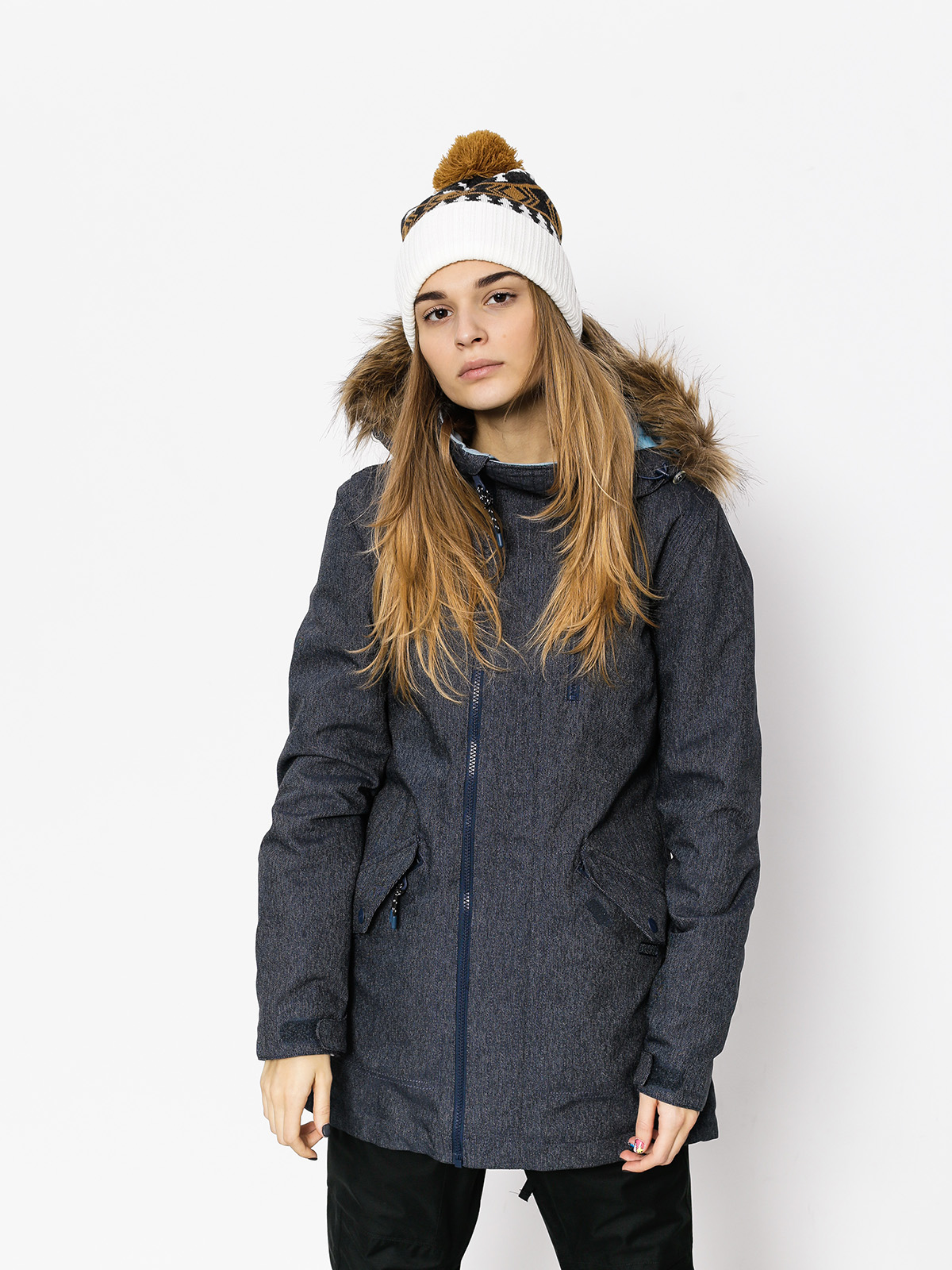 Damen Burton Snowboardjacke Hazel (denim)