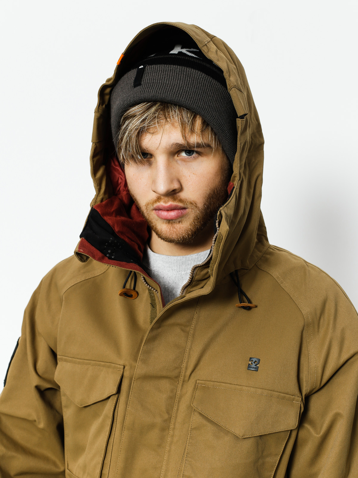 Mens ThirtyTwo Snowboard jacket Warsaw (tobacco)