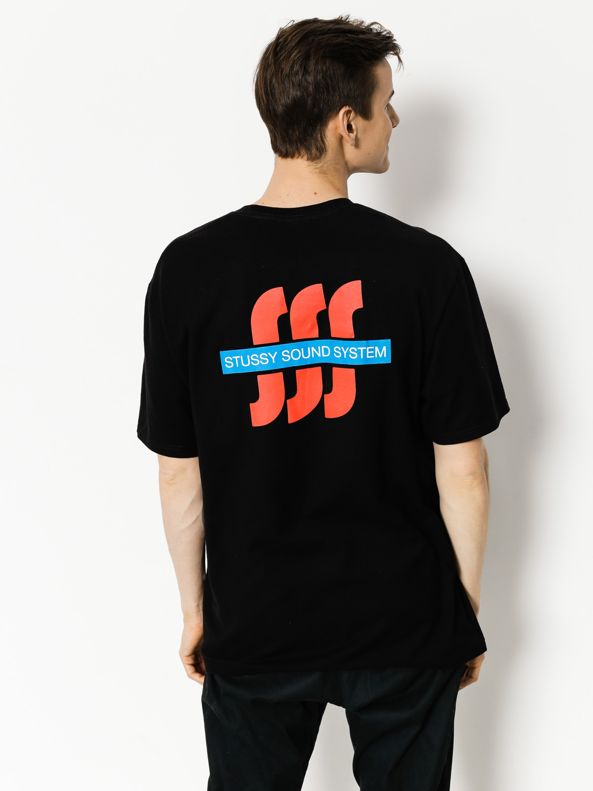 Stussy T-Shirt Triple S (black)