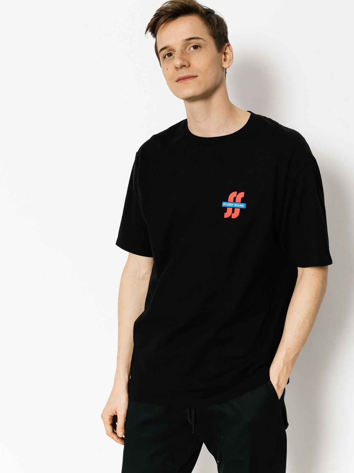 Stussy T-Shirt Triple S (black)