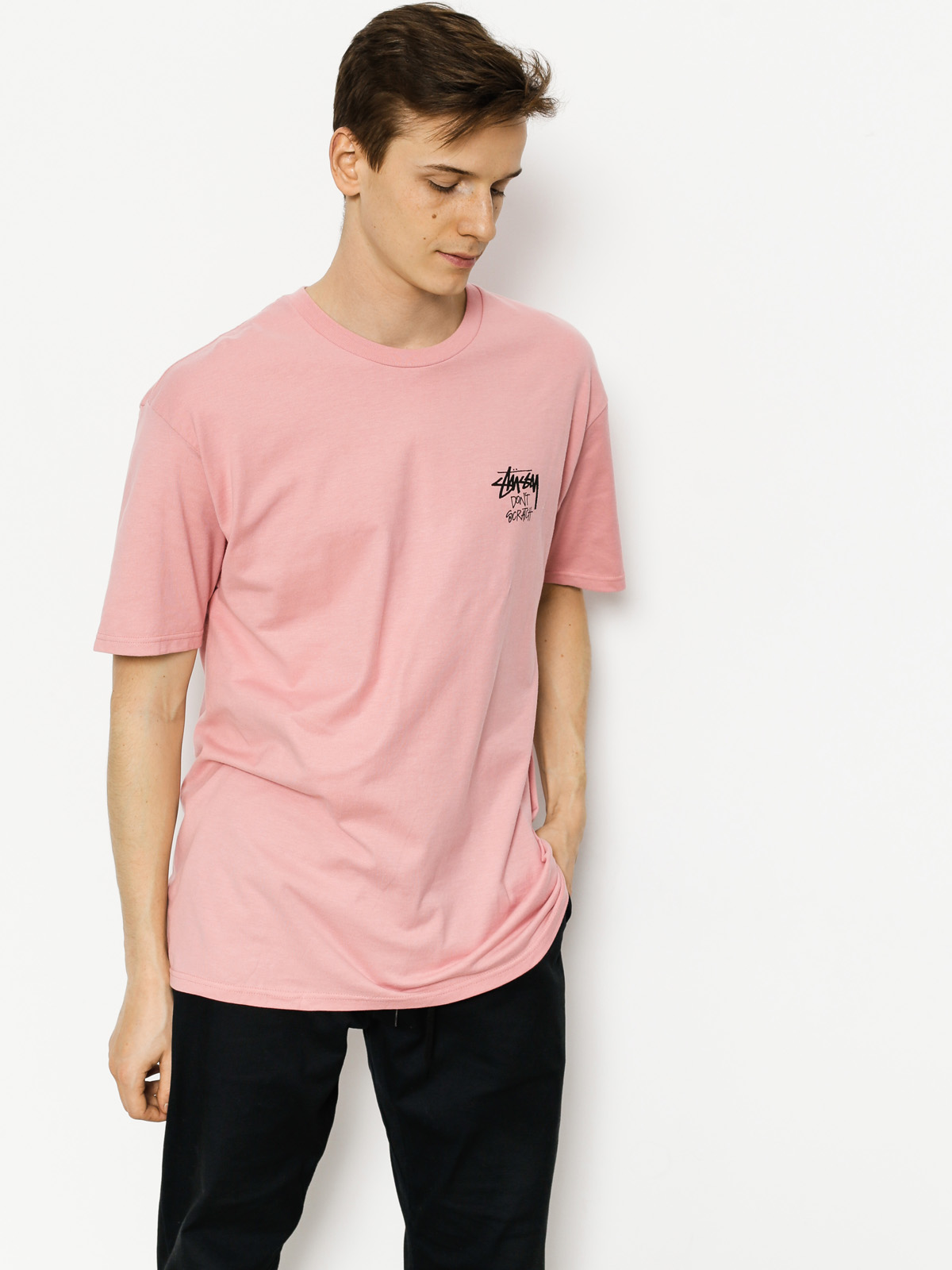 Stussy T-shirt DonT Scratch (dusty rose)