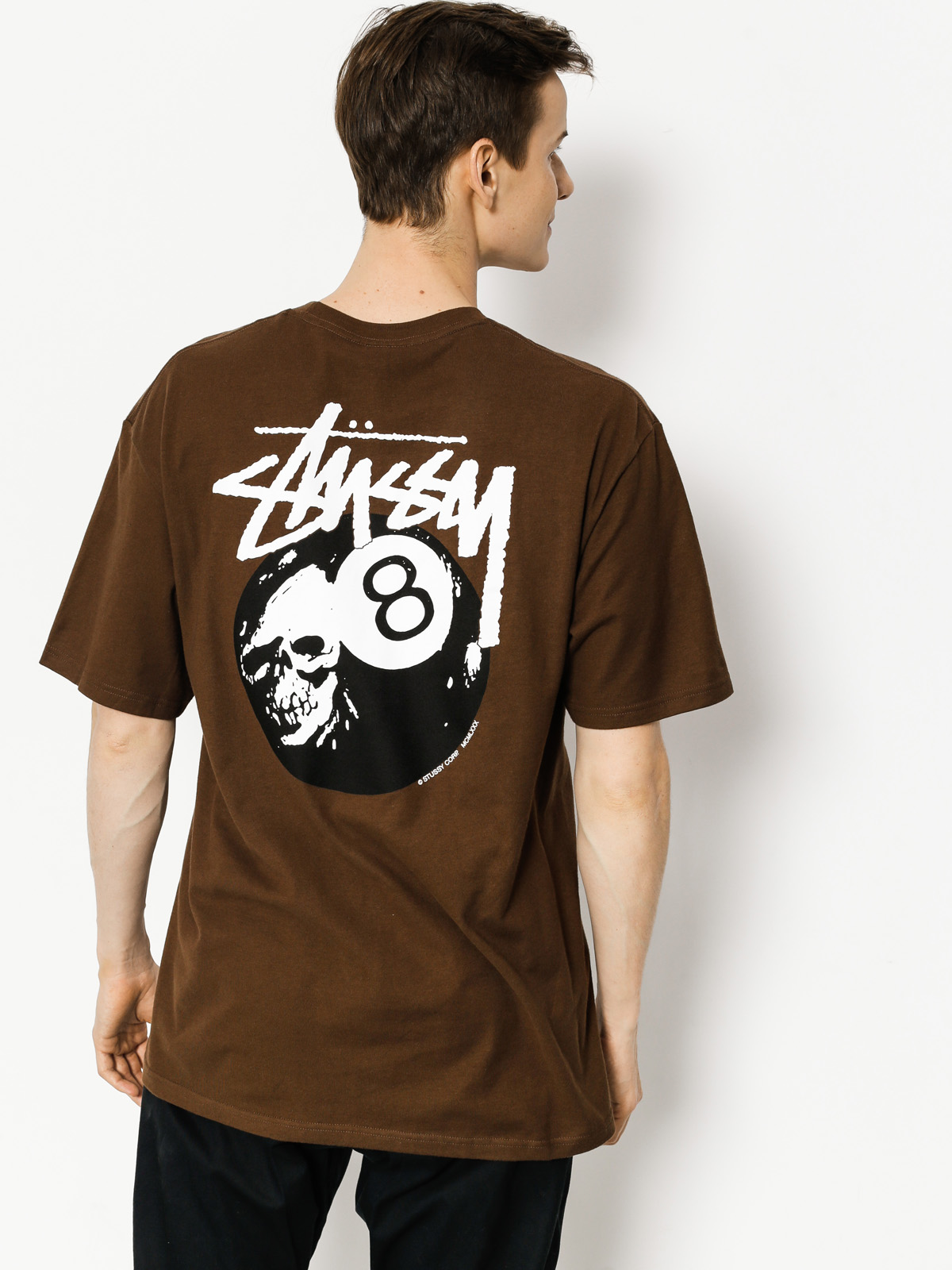 Stussy T-shirt DonT Scratch (chocolate)