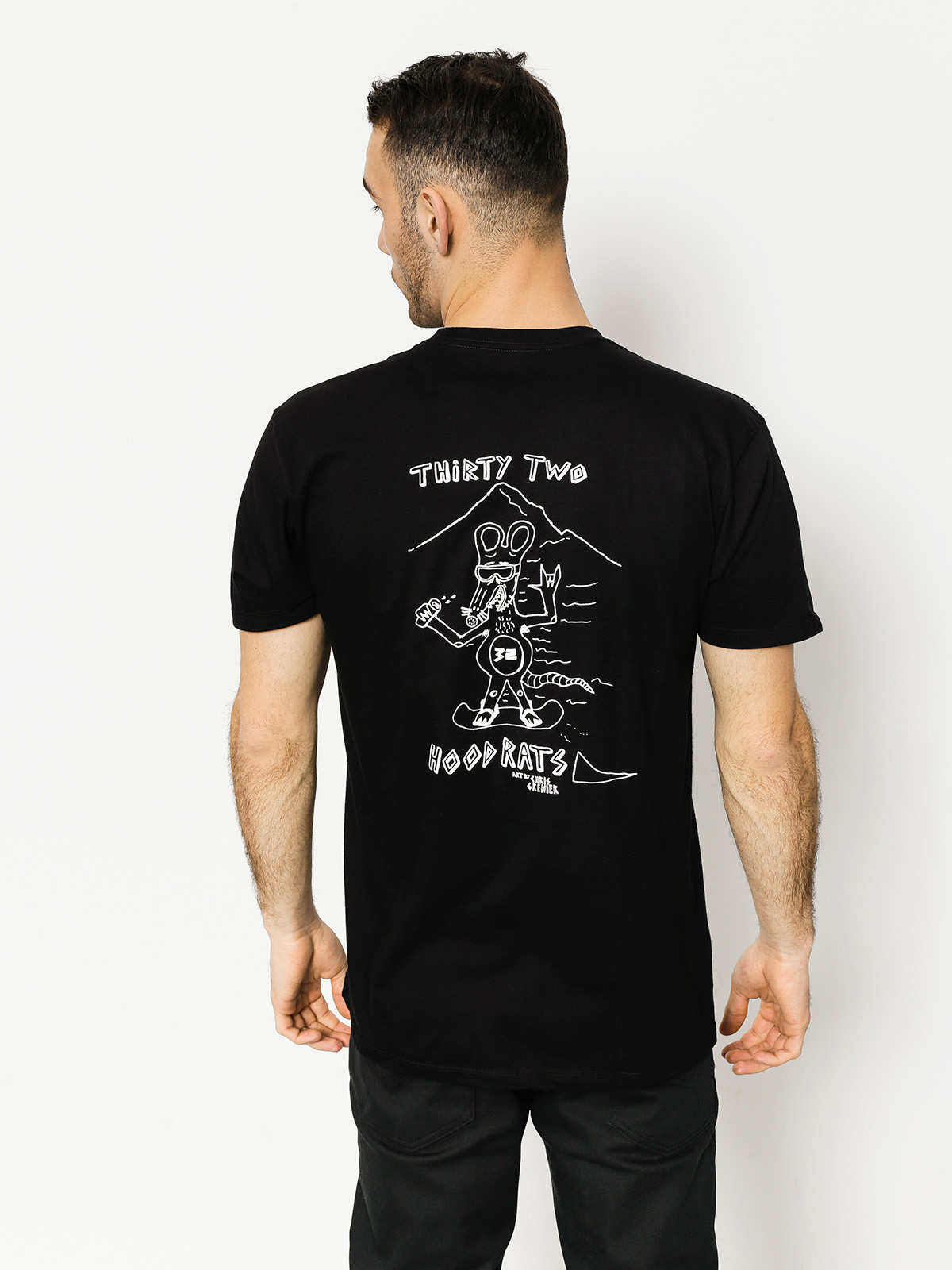 ThirtyTwo T-shirt Hood Rats Jump Rat (black)
