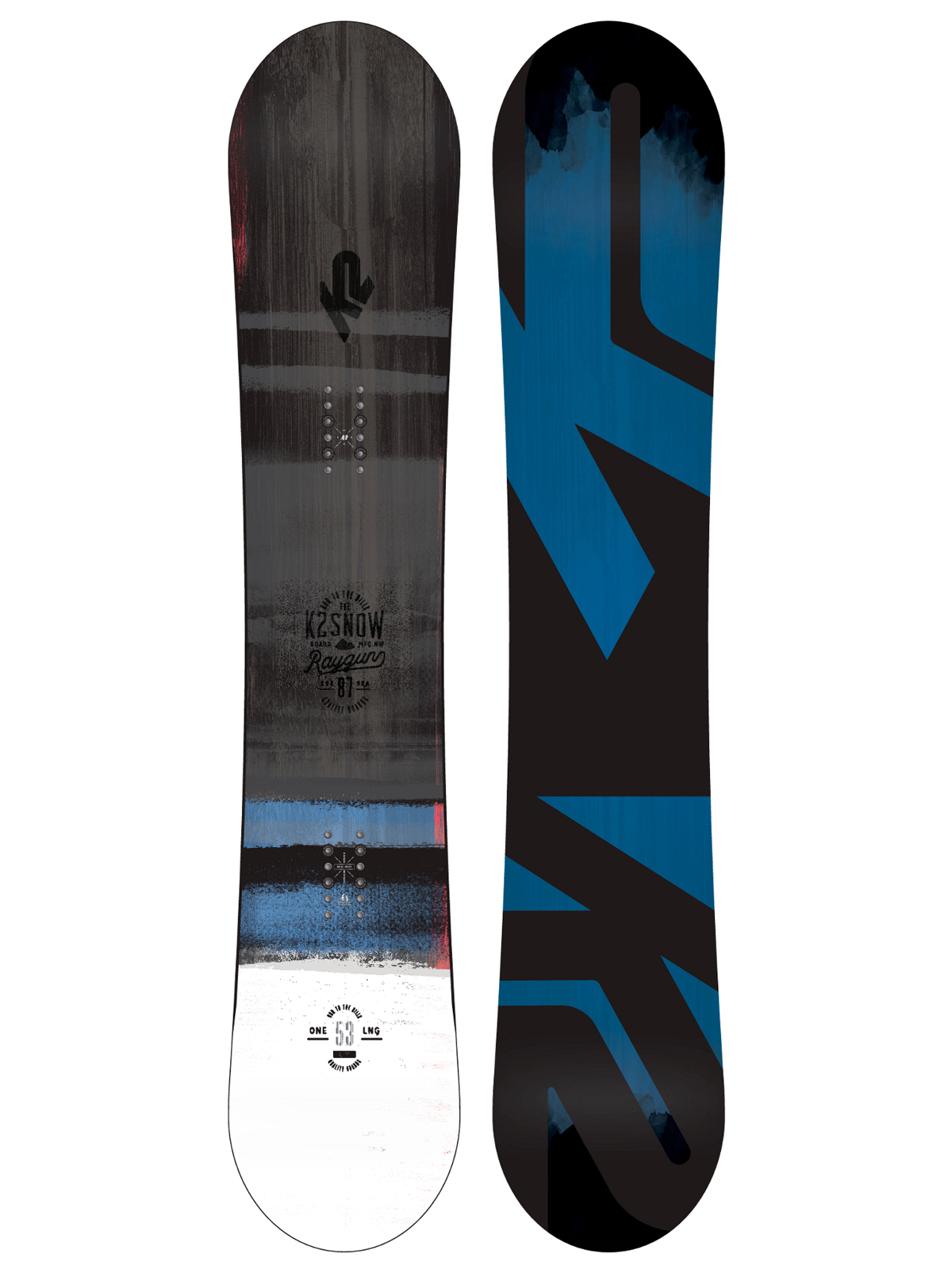Mens K2 Snowboard Raygun (black/blue)