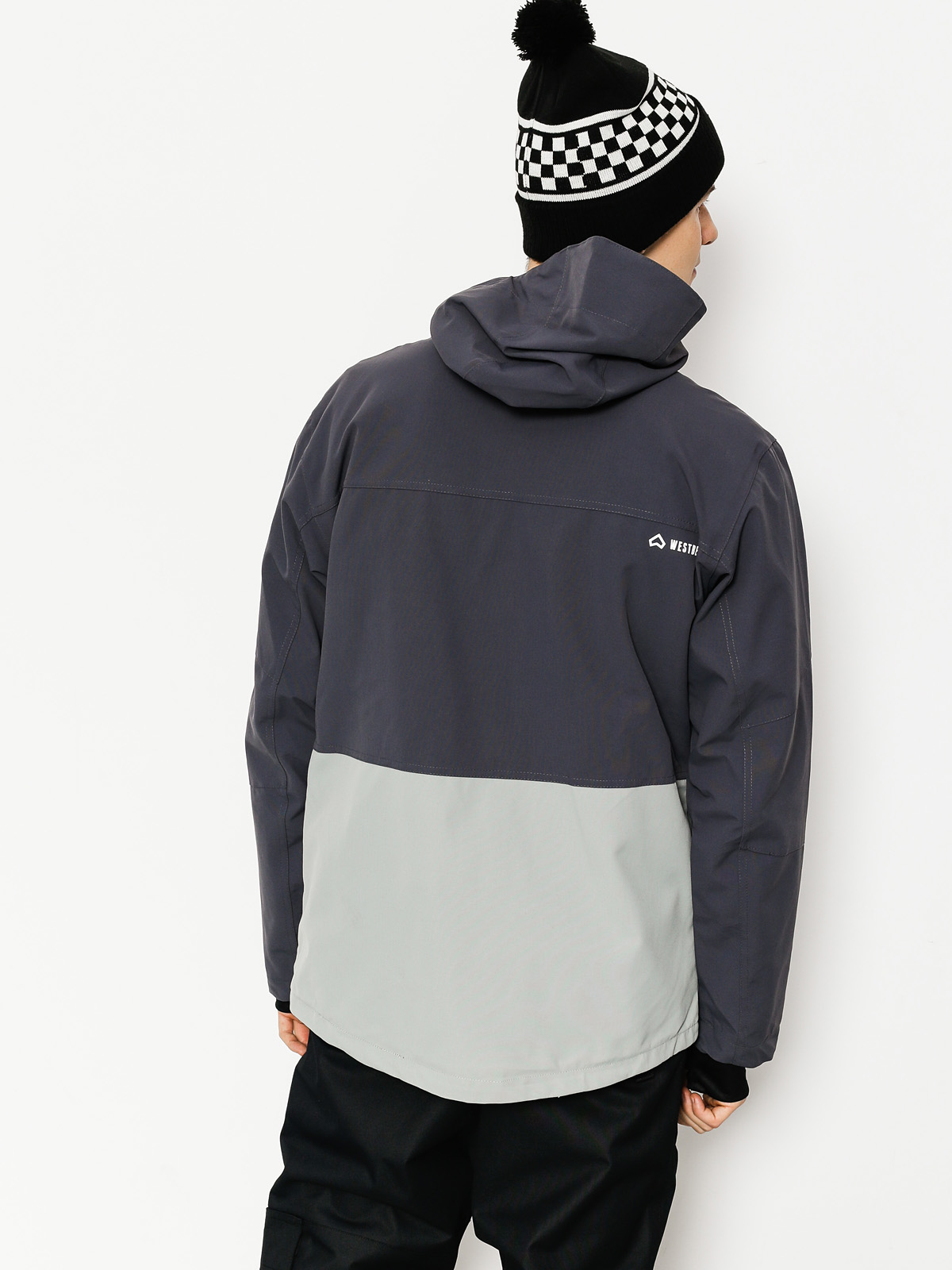 Mens Westbeach Snowboard jacket Trojan Jacket (steel/grey skies)