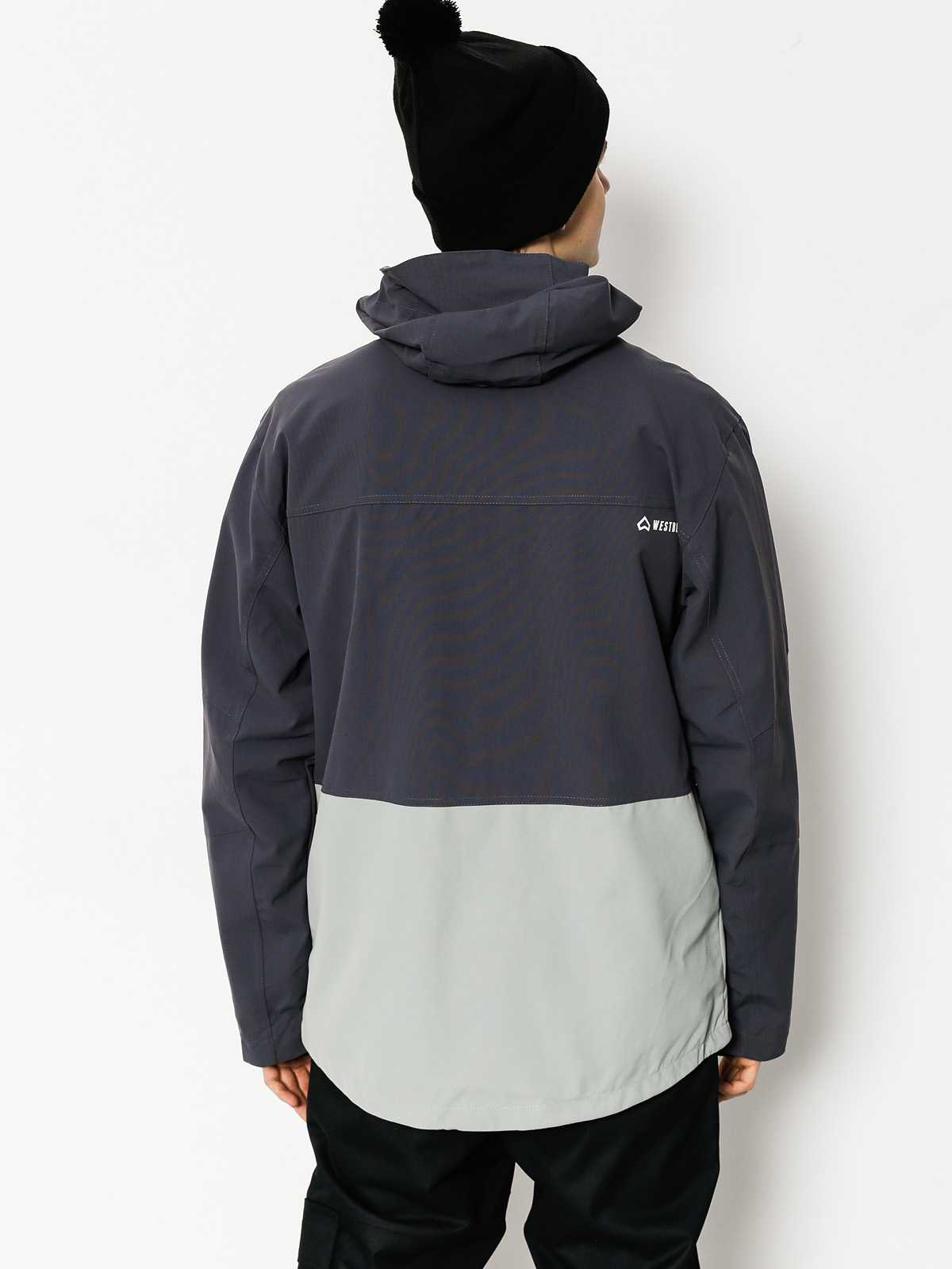 Mens Westbeach Snowboard jacket Trojan Jacket (steel/grey skies)
