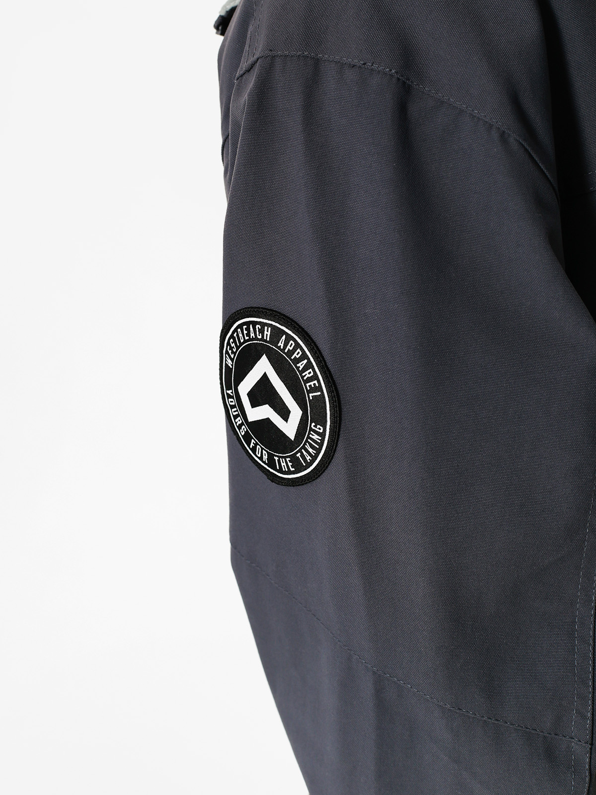 Mens Westbeach Snowboard jacket Trojan Jacket (steel/grey skies)