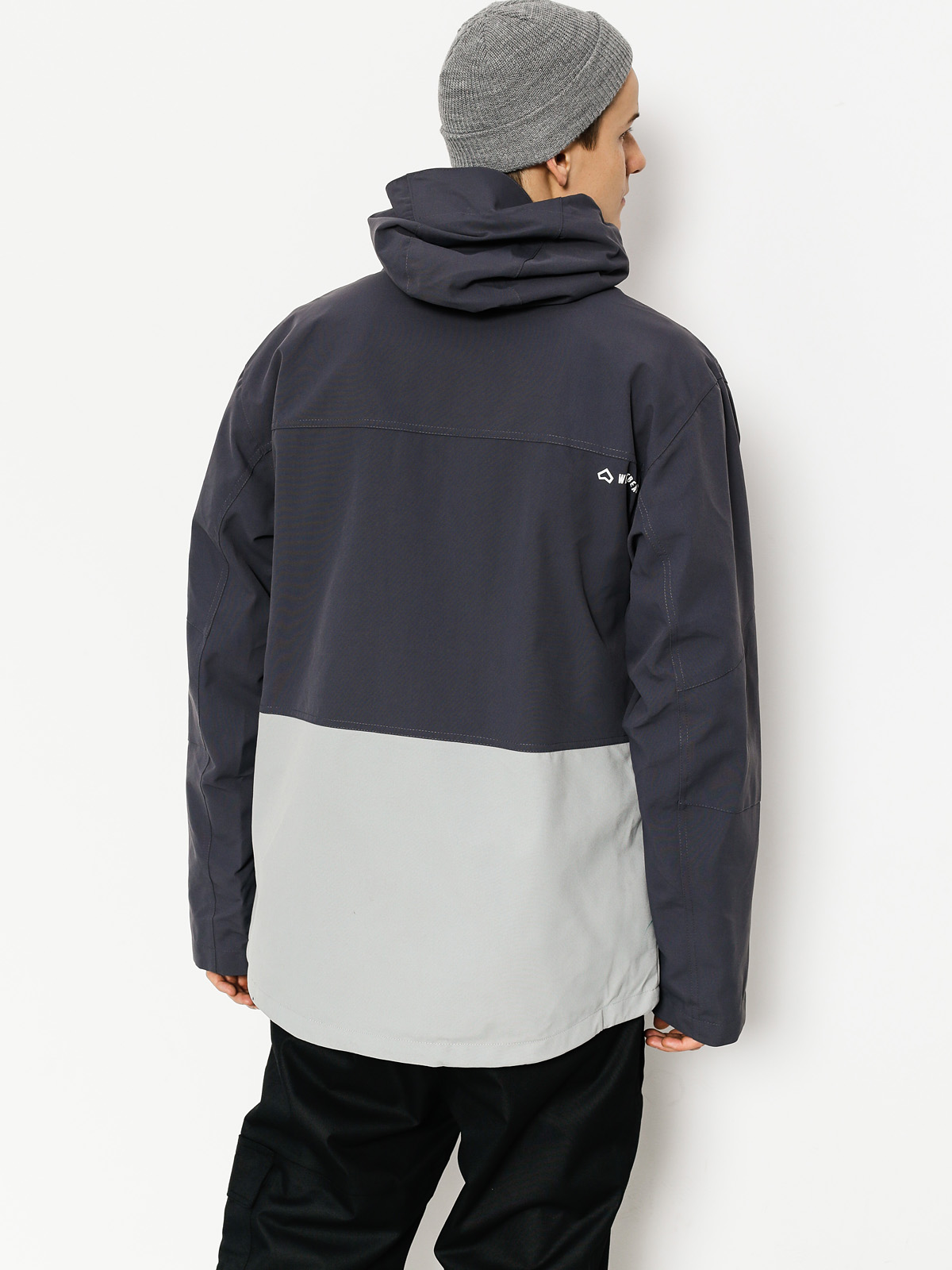 Mens Westbeach Snowboard jacket Trojan Jacket (steel/grey skies)