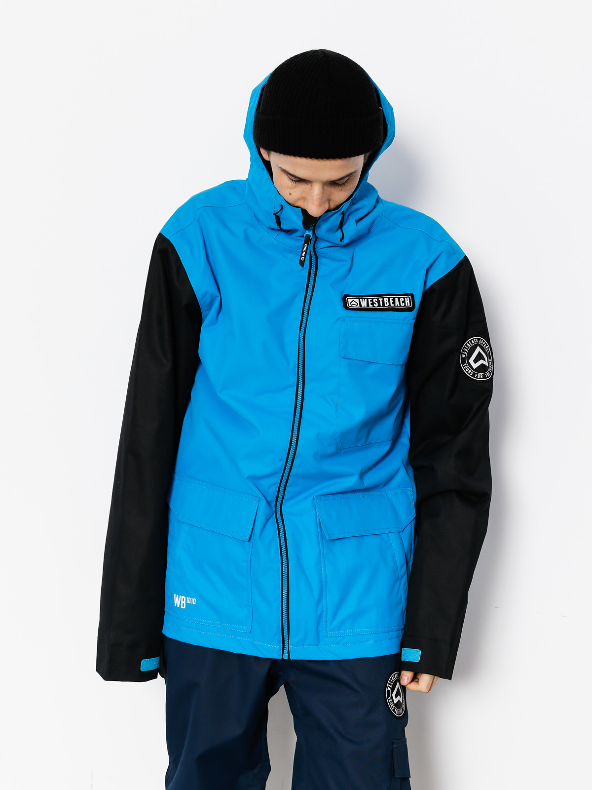 Mens Westbeach Snowboard jacket Bantam Jacket (iceberg blue/black)