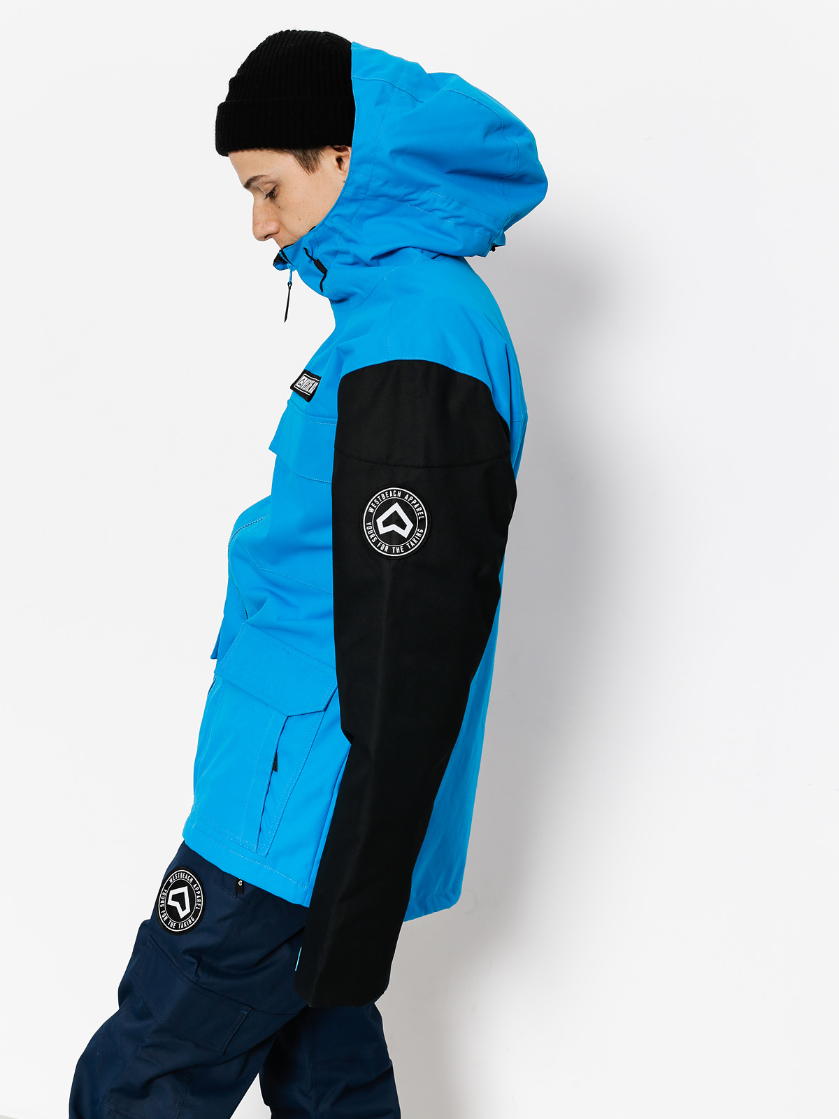 Mens Westbeach Snowboard jacket Bantam Jacket (iceberg blue/black)