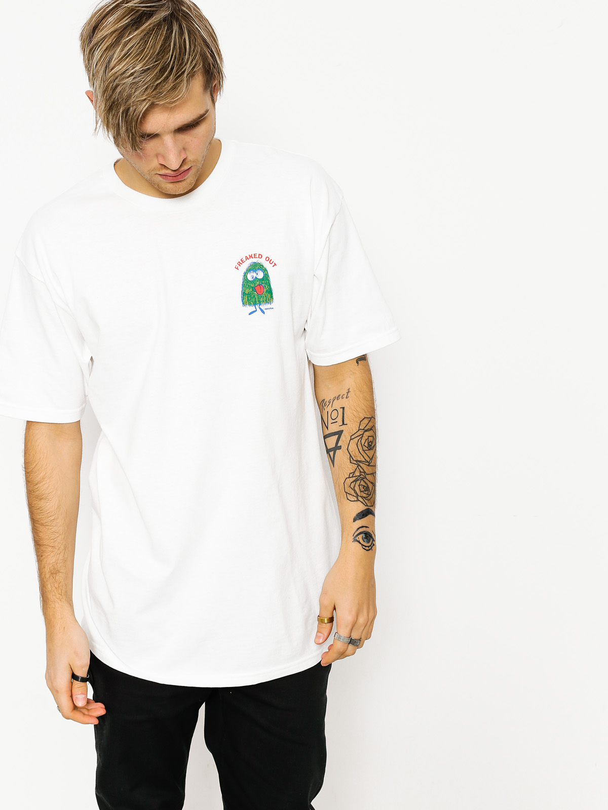 Brixton T-shirt Freaked Out Stt (white)