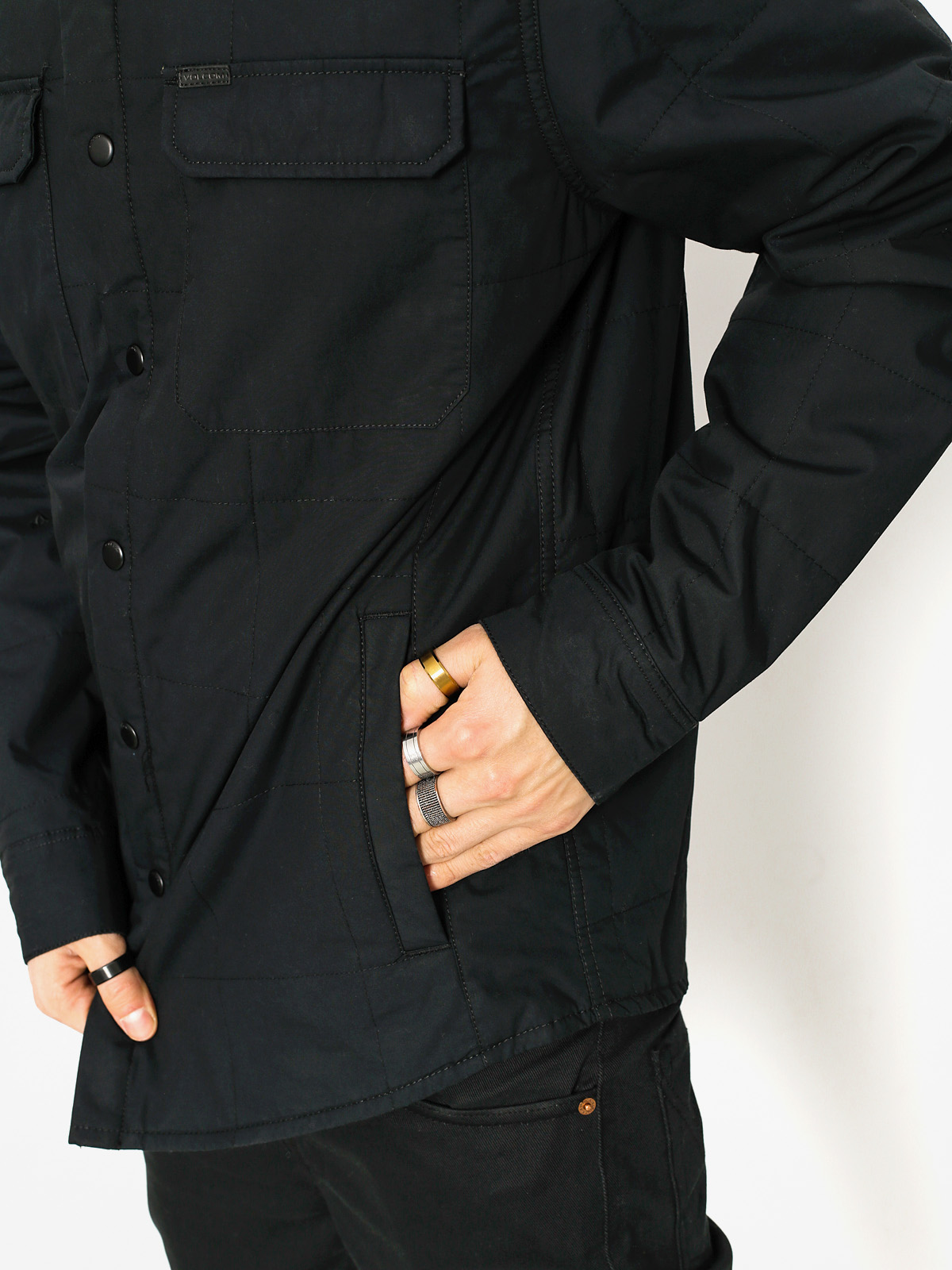 Volcom Jacket Larkin Quilted (blk)